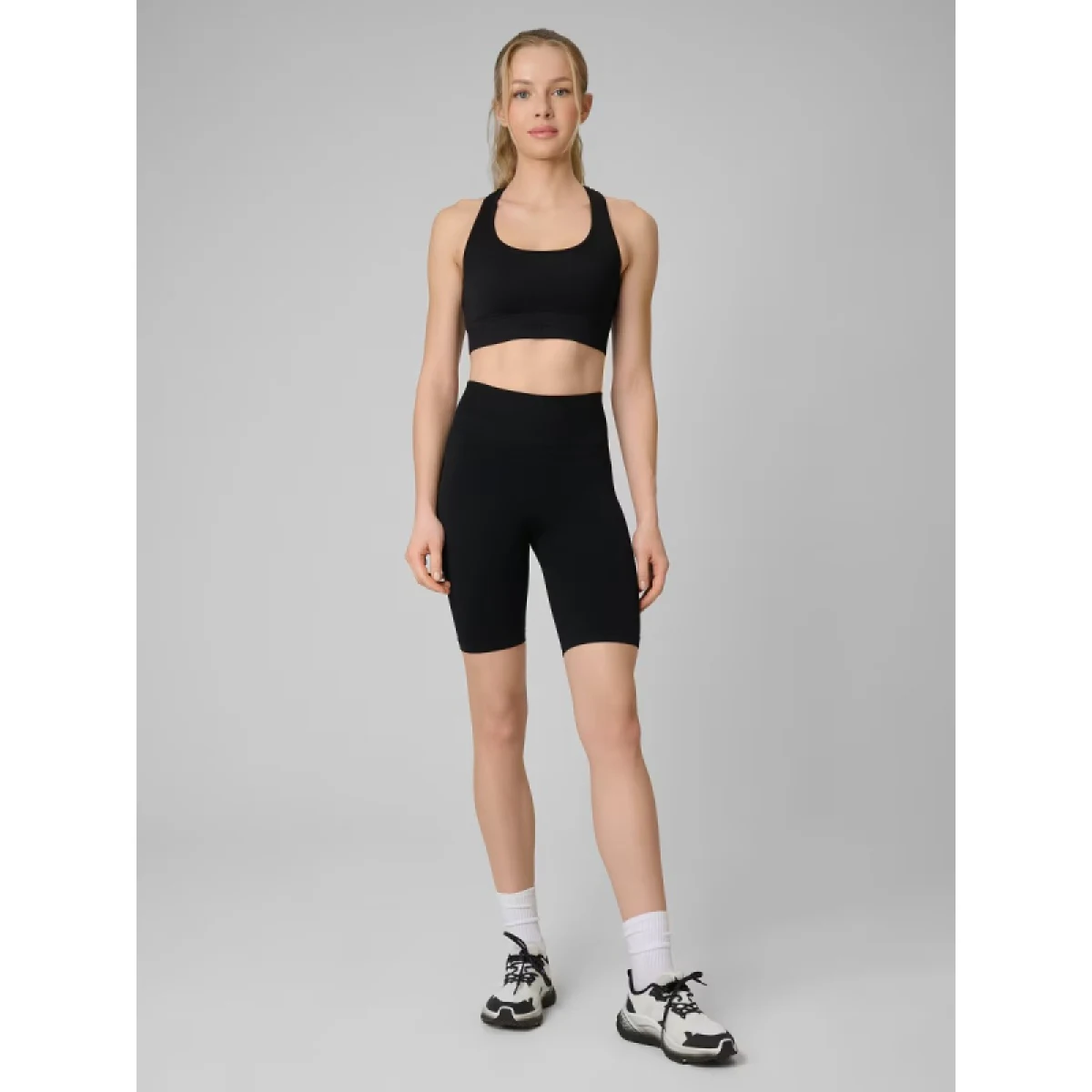 Dámské tréninkové kraťasy 4F SHORT TIGHTS FNK F109-20S-DEEP BLACK · záber 4