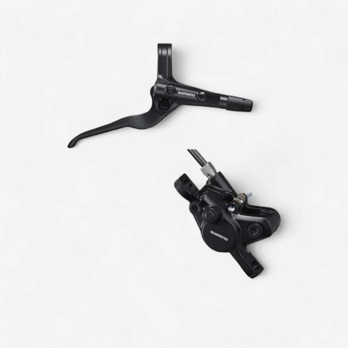ROCKRIDER Súprava hydraulických kotúčových bŕzd Shimano MT401 predné 180 mm 750 mm · záber 1