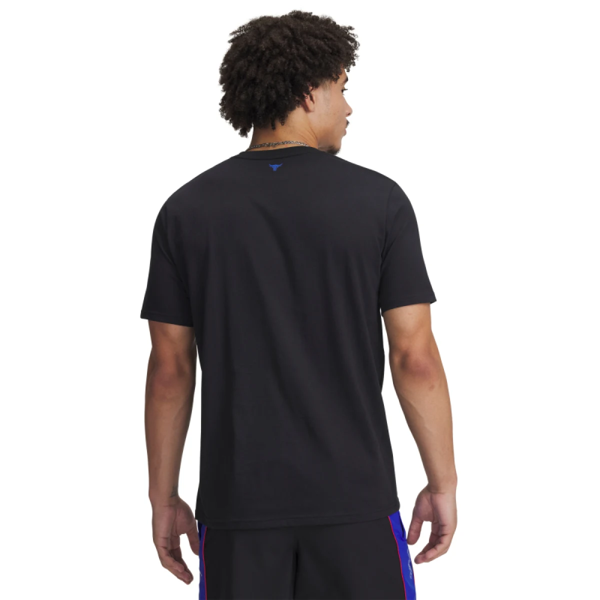 Pánské tričko s krátkým rukávem UNDER ARMOUR PROJECT ROCK Iron SS-BLK · záber 2
