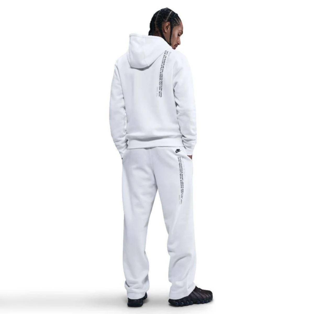 Pánske tepláky NIKE M NK CLUB BNGEE PNT SWSH SPRT WHITE METALLIC SILVER · záber 4