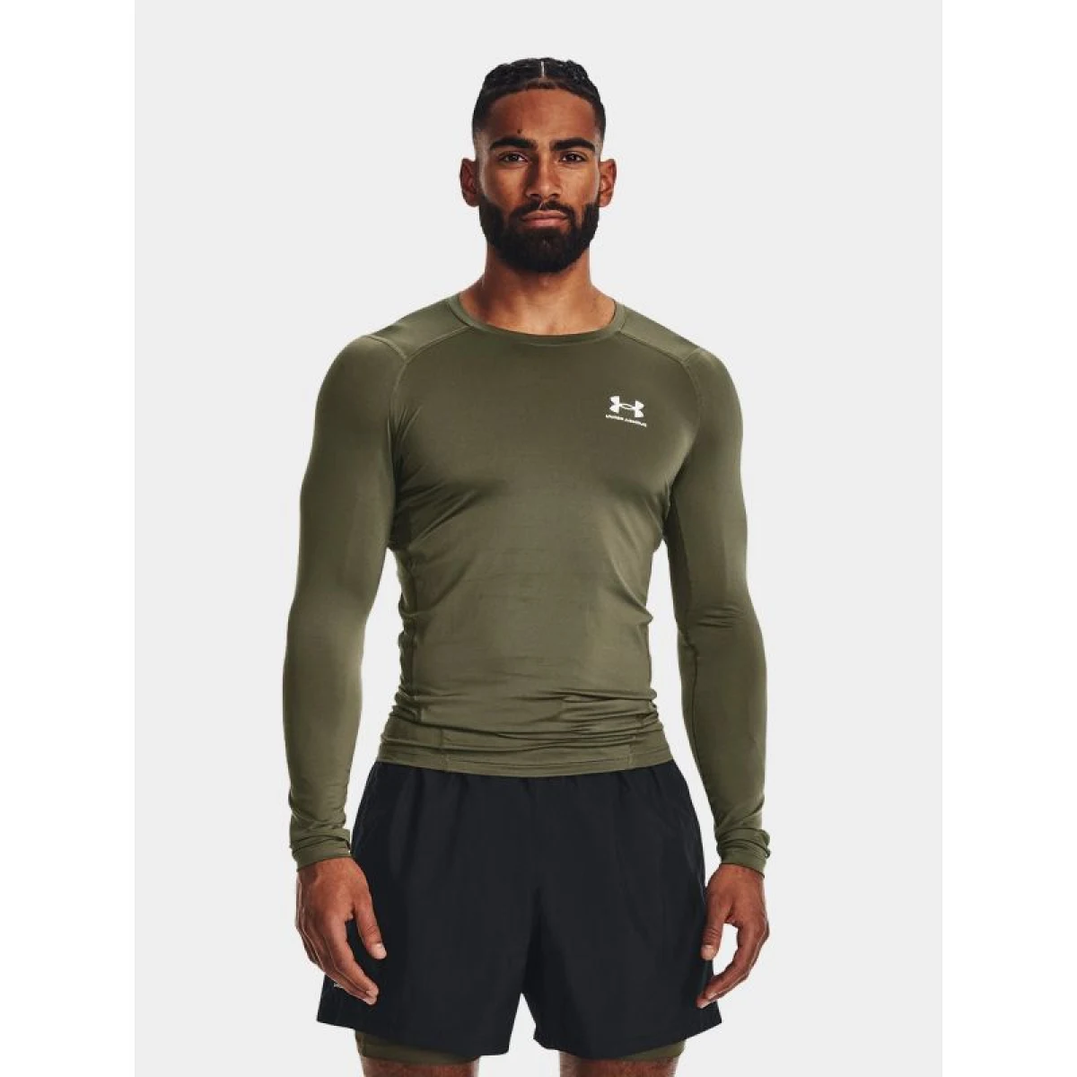 Pánske kompresné tričko s dlhým rukávom UNDER ARMOUR UA HG Armour Comp LS · záber 2
