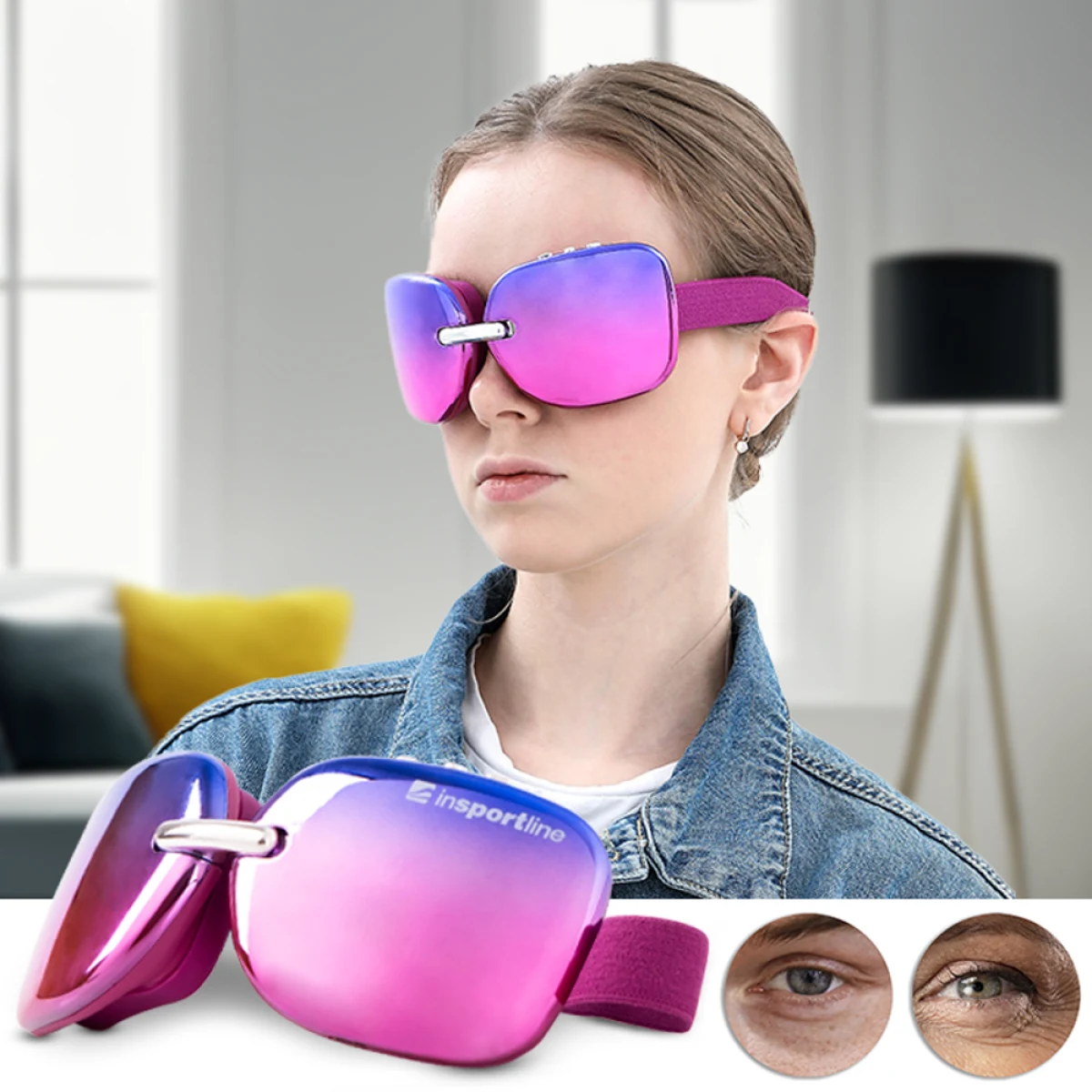Masážne okuliare inSPORTline Haulook · záber 1