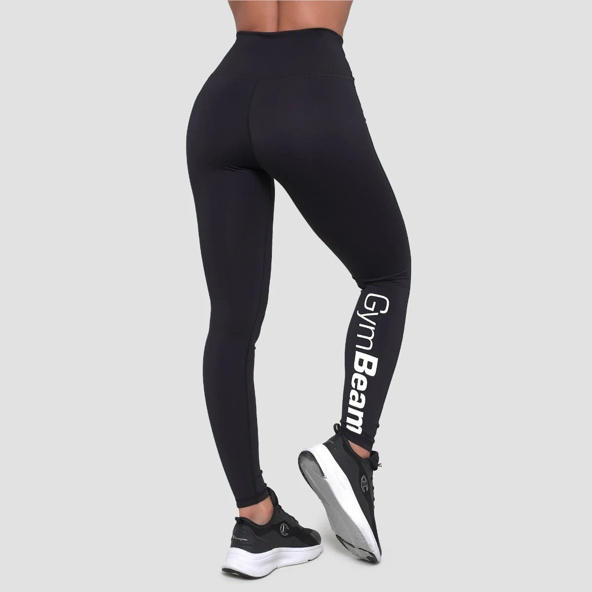 GymBeam Women‘s Essence Leggings Black - Velikost: M | Barva: Čierna | Hmotnost: 0,1732 kg | Balení: 80 · záber 3