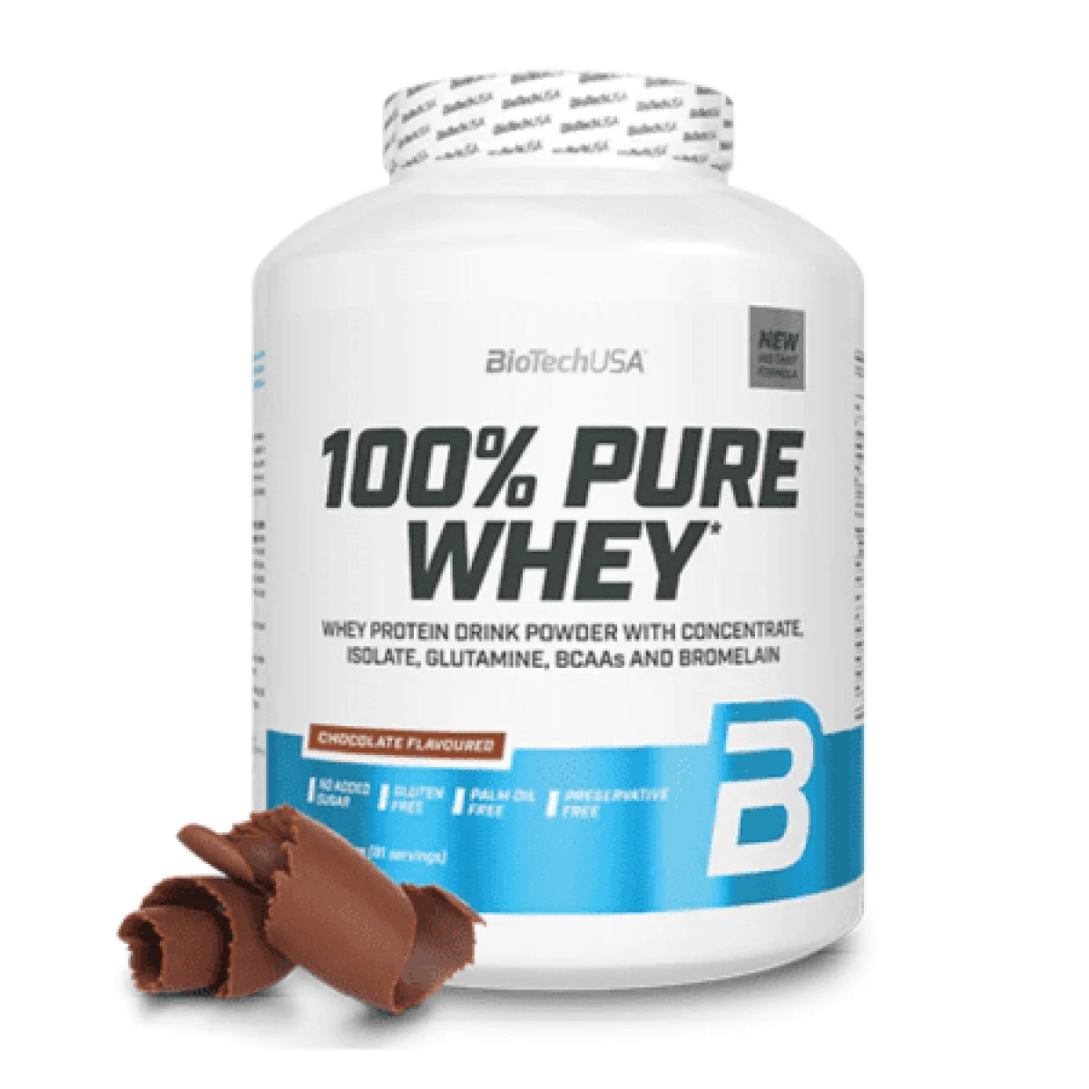 BIOTECHUSA 100% Pure whey príchuť jahoda 1000 g · záber 2