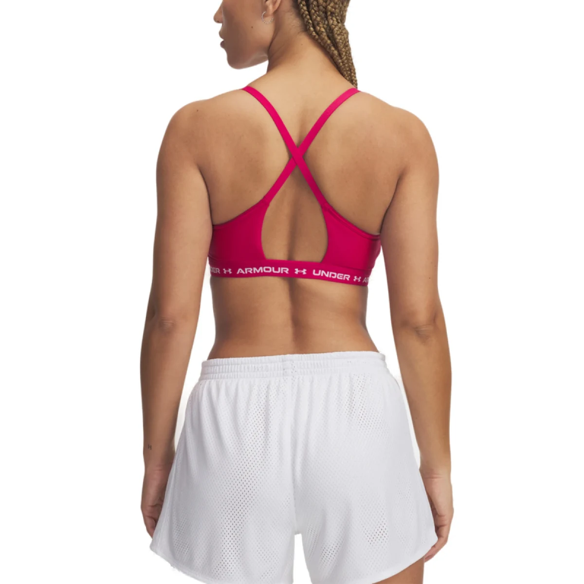 Dámská sportovní tréninková podprsenka UNDER ARMOUR UA Crossback Low Bra-PPL · záber 2