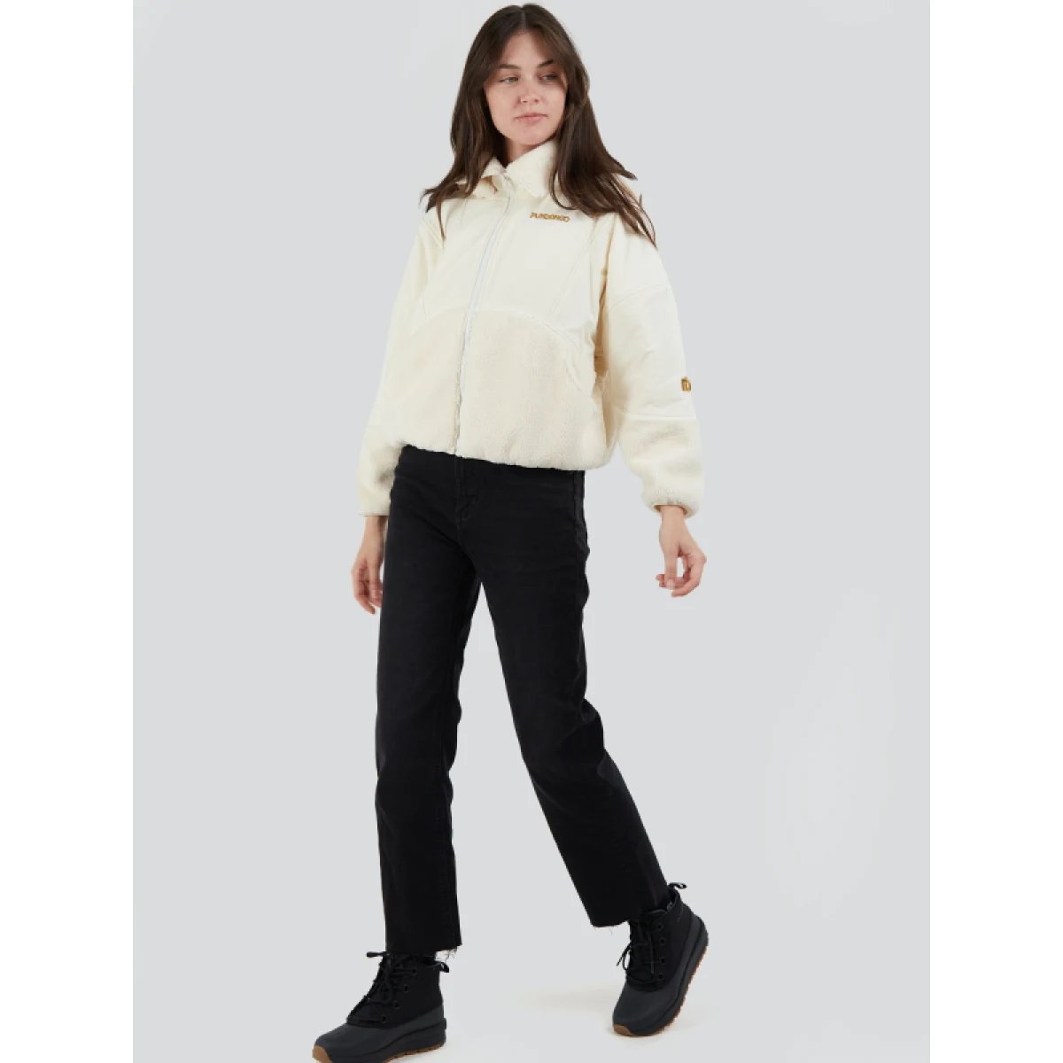 Dámská mikina se zipem FUNDANGO Sansa Hybrid Jacket-150-butter · záber 4