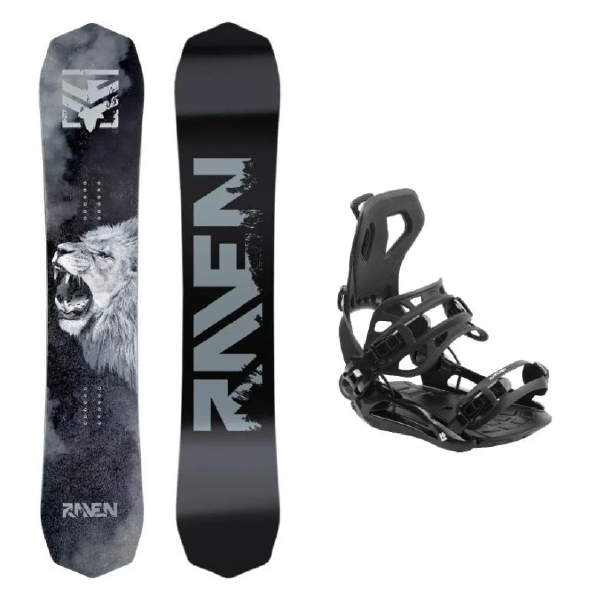 Raven Lion pánský snowboard + Hatchey Fastec snowboardové vázání · záber 1