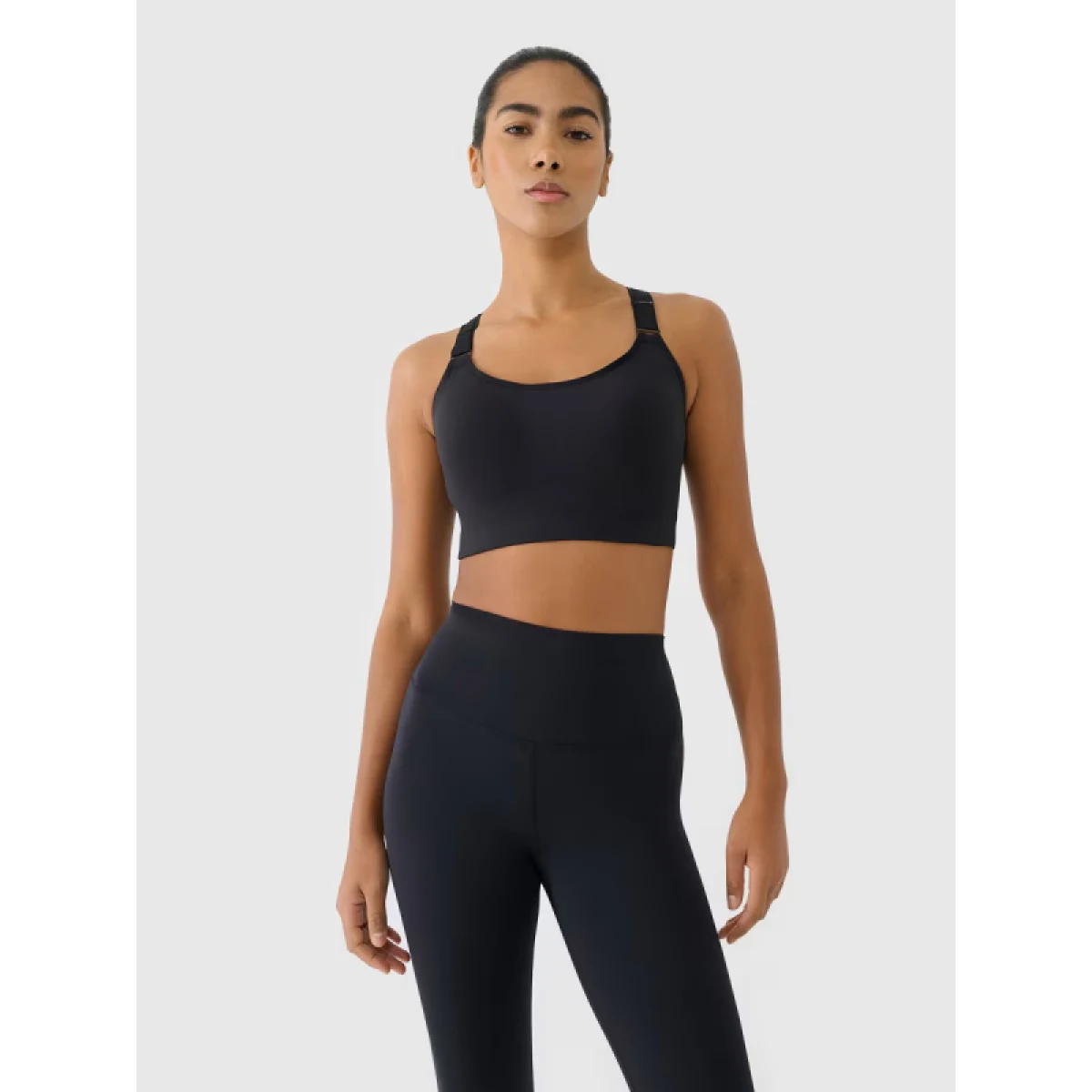 Kompresná podprsenka 4F SPORT BRA F216-WMM00USBAF216-20S-DEEP BLACK · záber 3