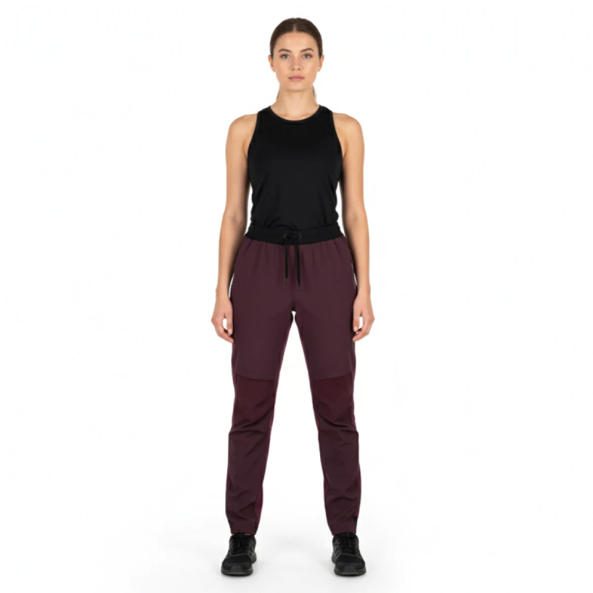 Dámske turistické zateplené nohavice NORTHFINDER RACHELLE-481plum · záber 2
