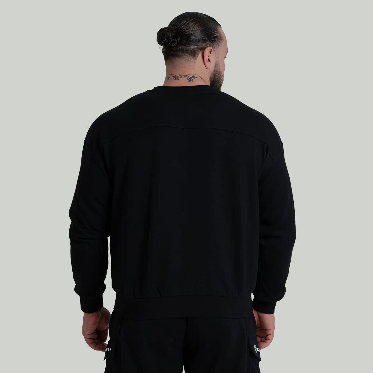 STRIX Mikina Relaxed ZOA Black - Velikost: S | Barva: Čierna | Hmotnost: 0,5198 kg | Balení: 35 · záber 3