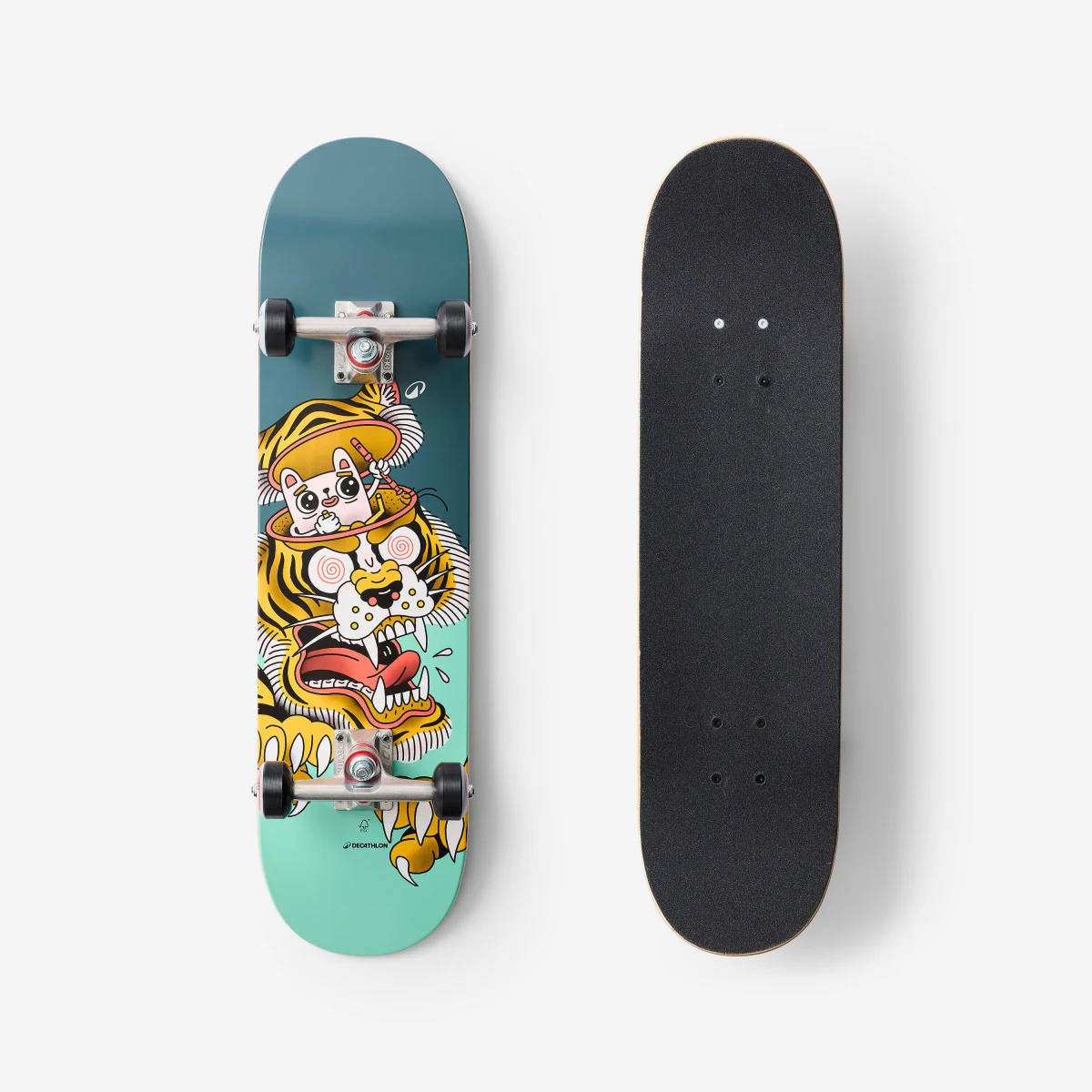 DECATHLON Detská skateboardová doska CP100 MID Predator 8-12 r veľ. 7,6" 7,6" · záber 1