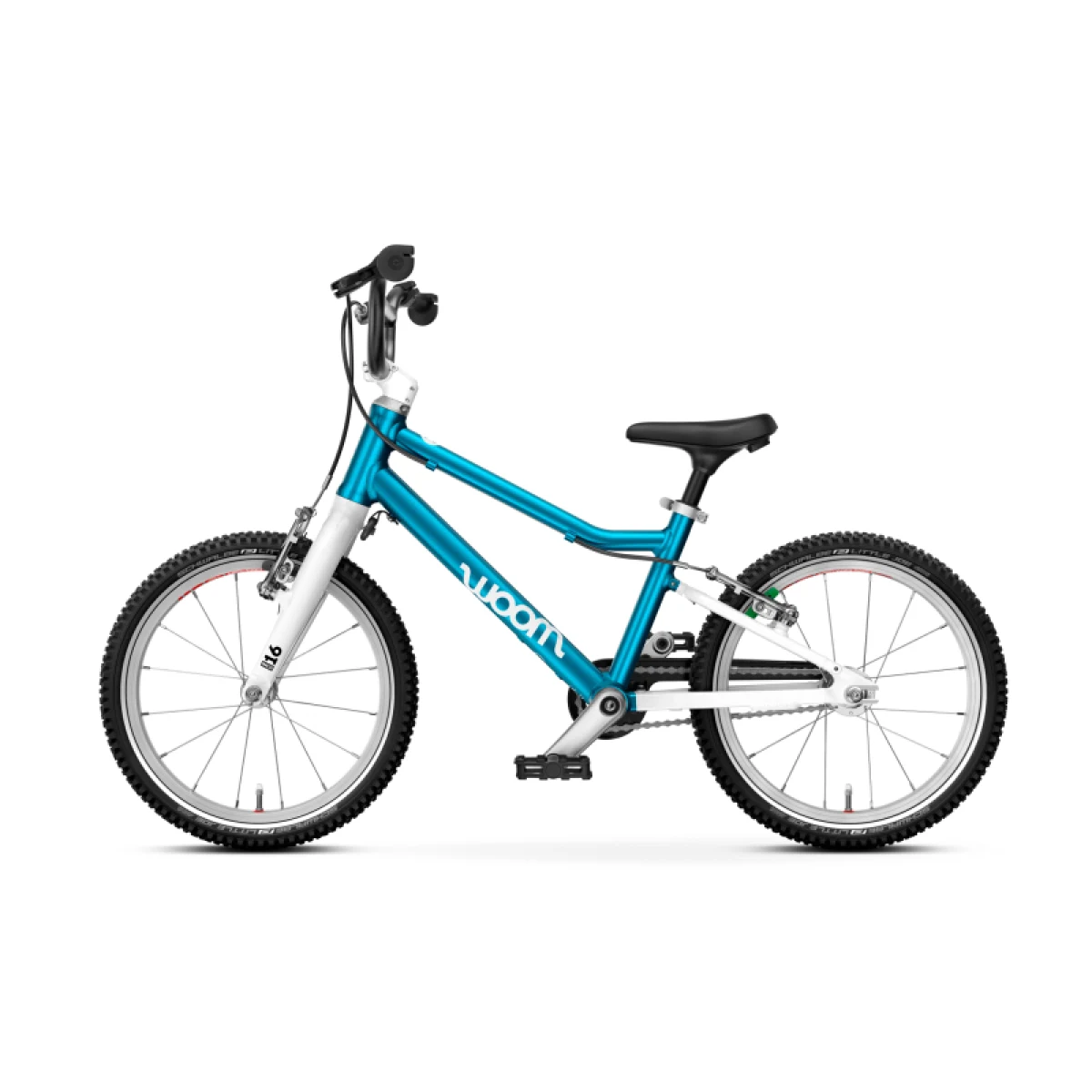 Fiú városi kerékpár WOOM GO 3, metallic blue · záber 2