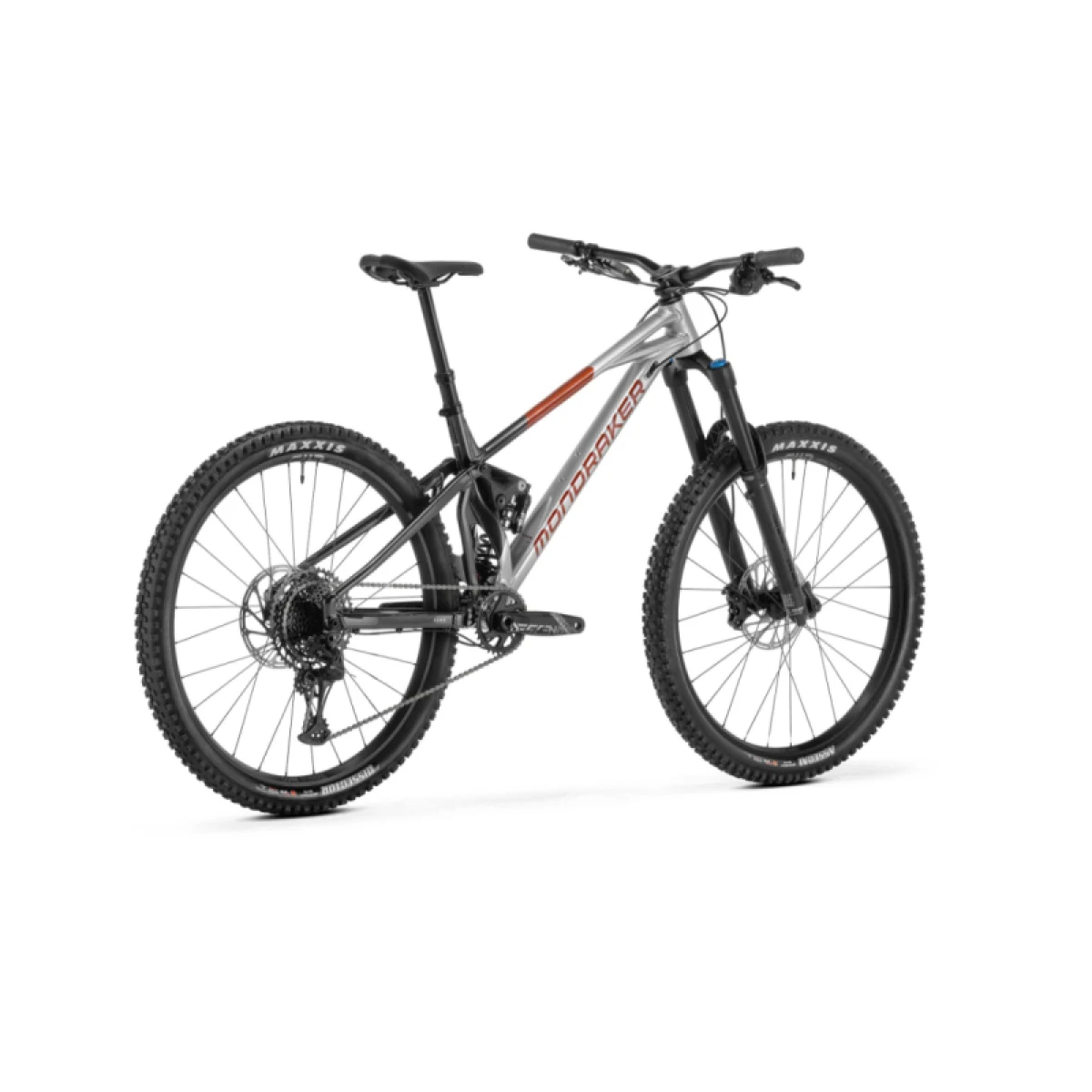 Horské kolo MONDRAKER Superfoxy, racing silver vortex grey earth red · záber 3