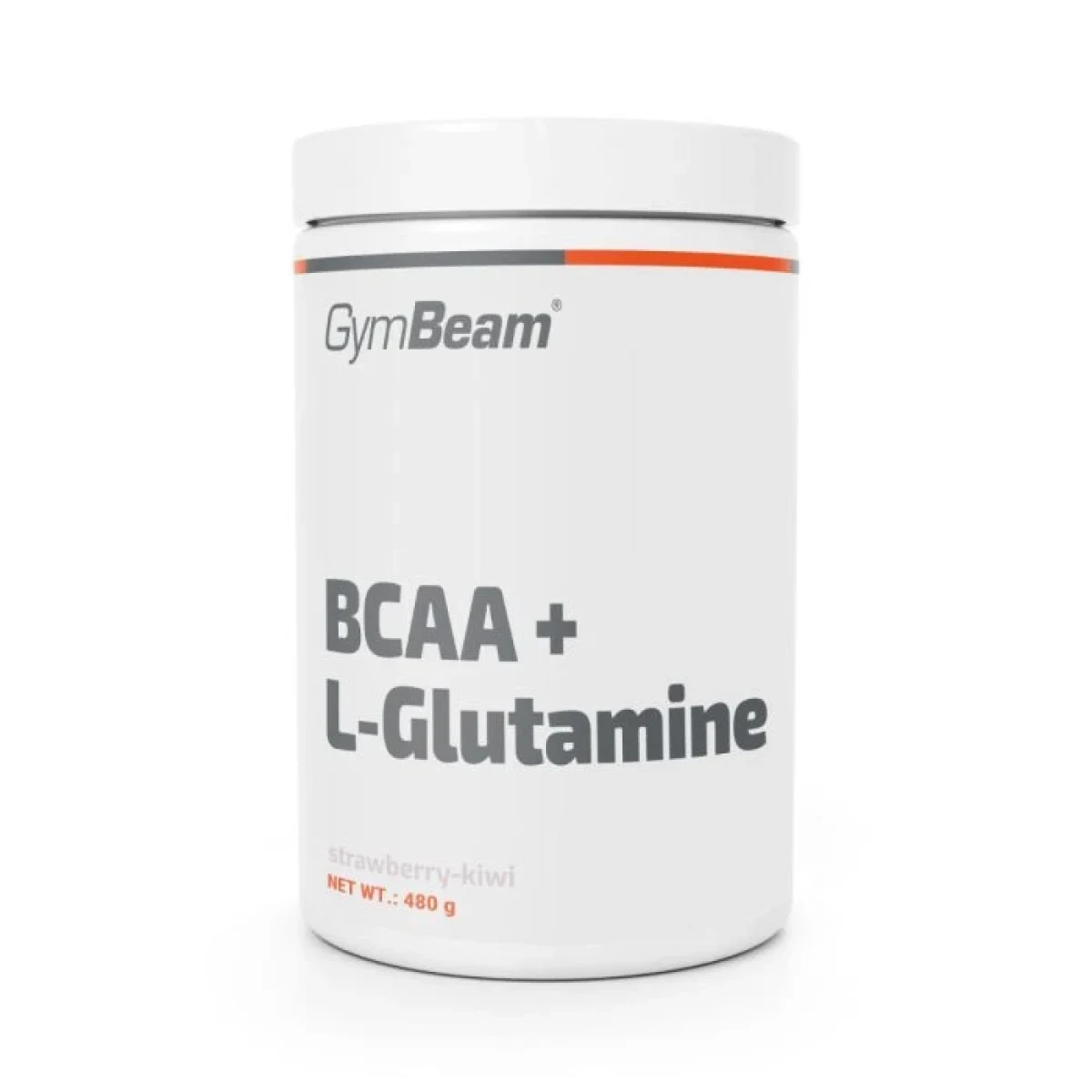 GymBeam BCAA + L-Glutamin - Příchuť: Jahoda kiwi | Hmotnost: 0,48 kg · záber 4