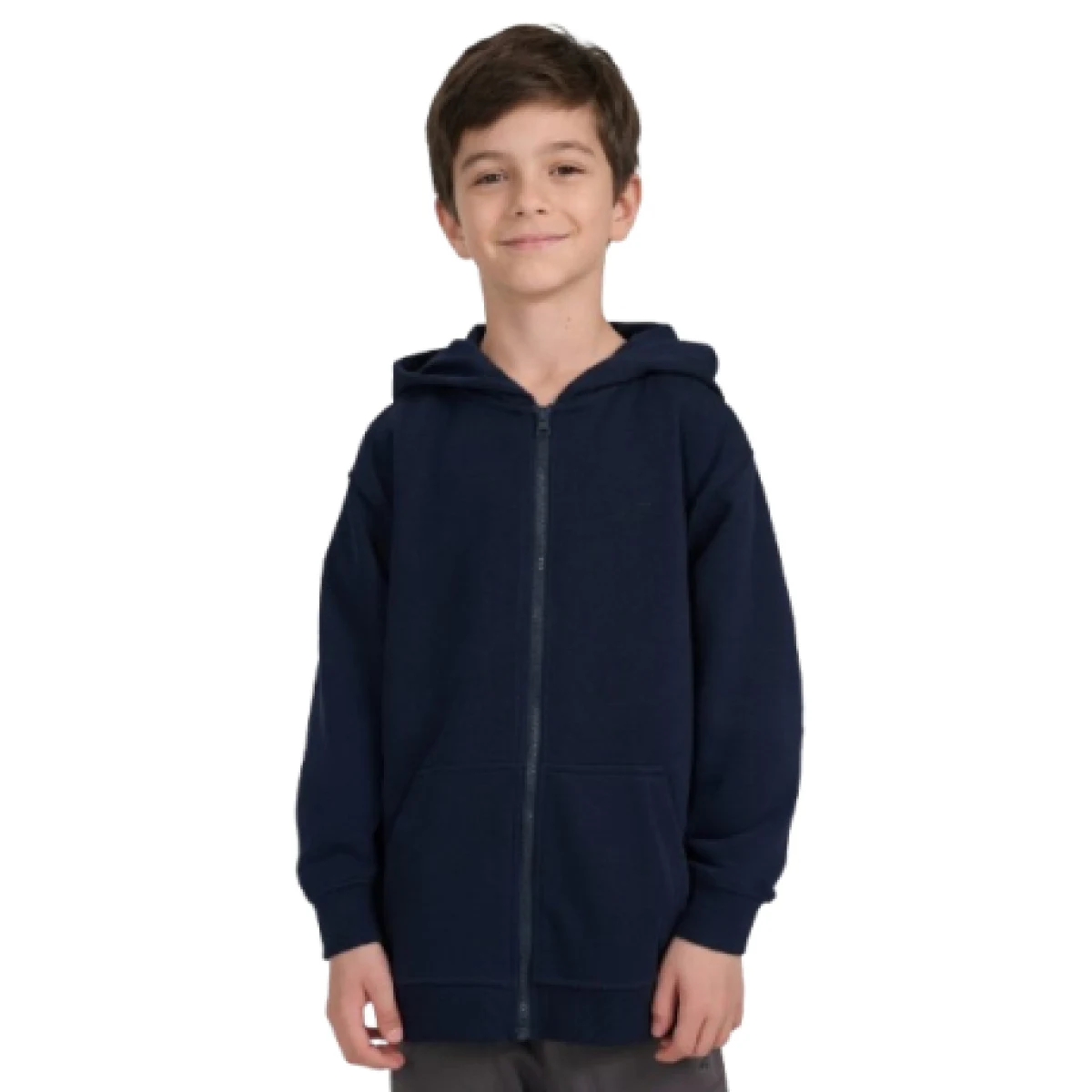 Chlapčenská mikina so zipsom 4F JUNIOR SWEATSHIRT M2523-31S-NAVY · záber 1