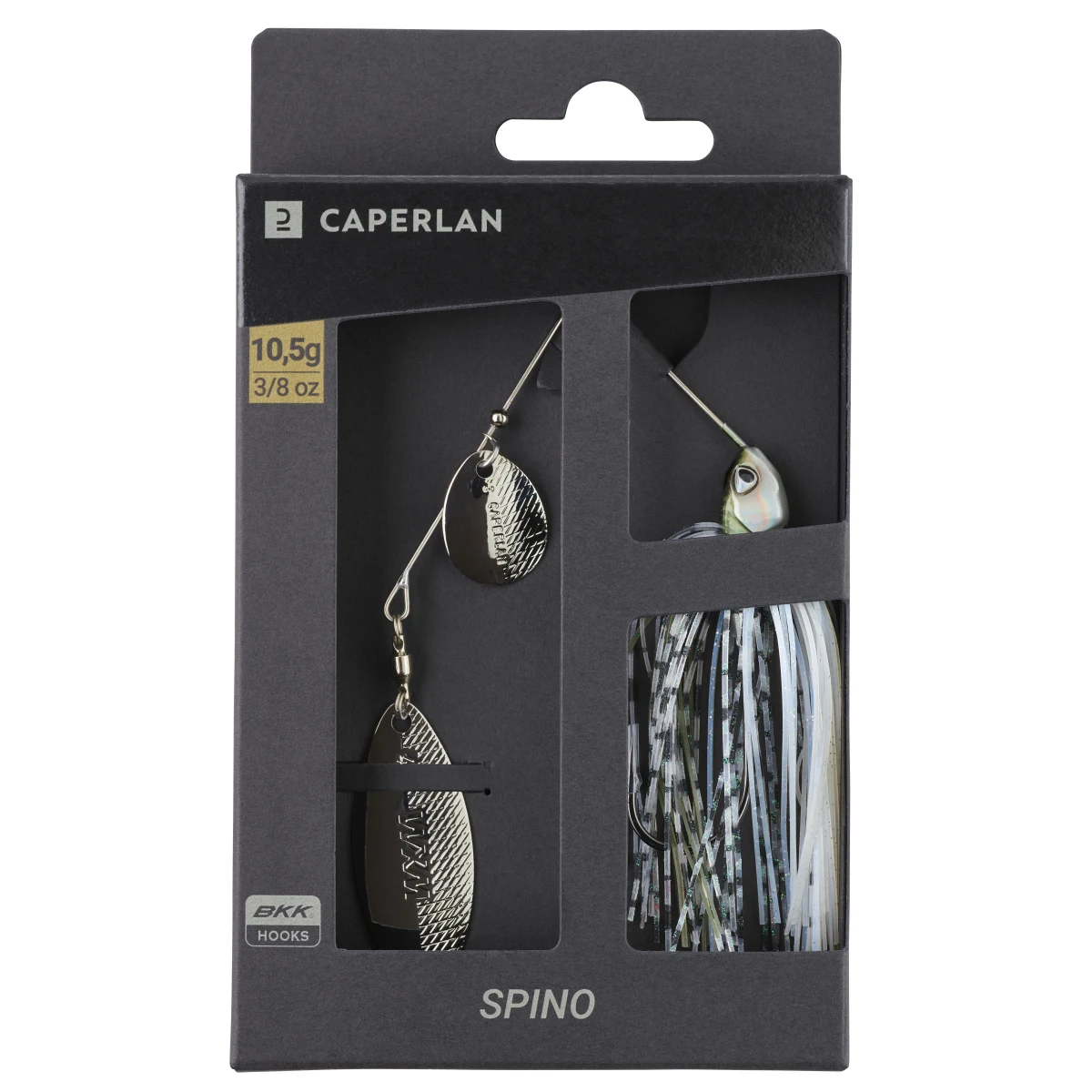 CAPERLAN Nástraha spinnerbait Spino 10,5 g baitfish bez · záber 2