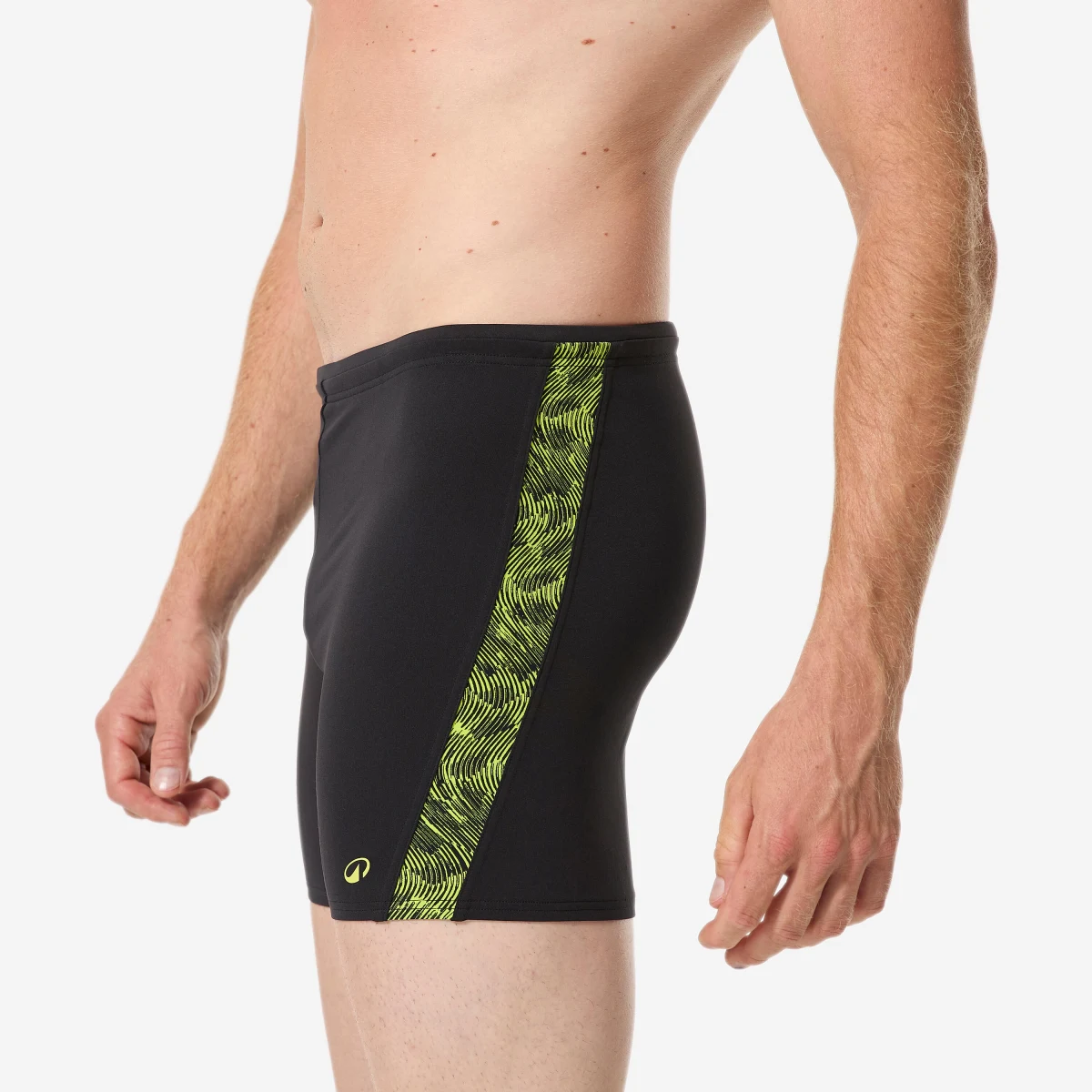 DECATHLON Pánske dlhé boxerkové plavky Yoko All Move žlté 2XL · záber 1