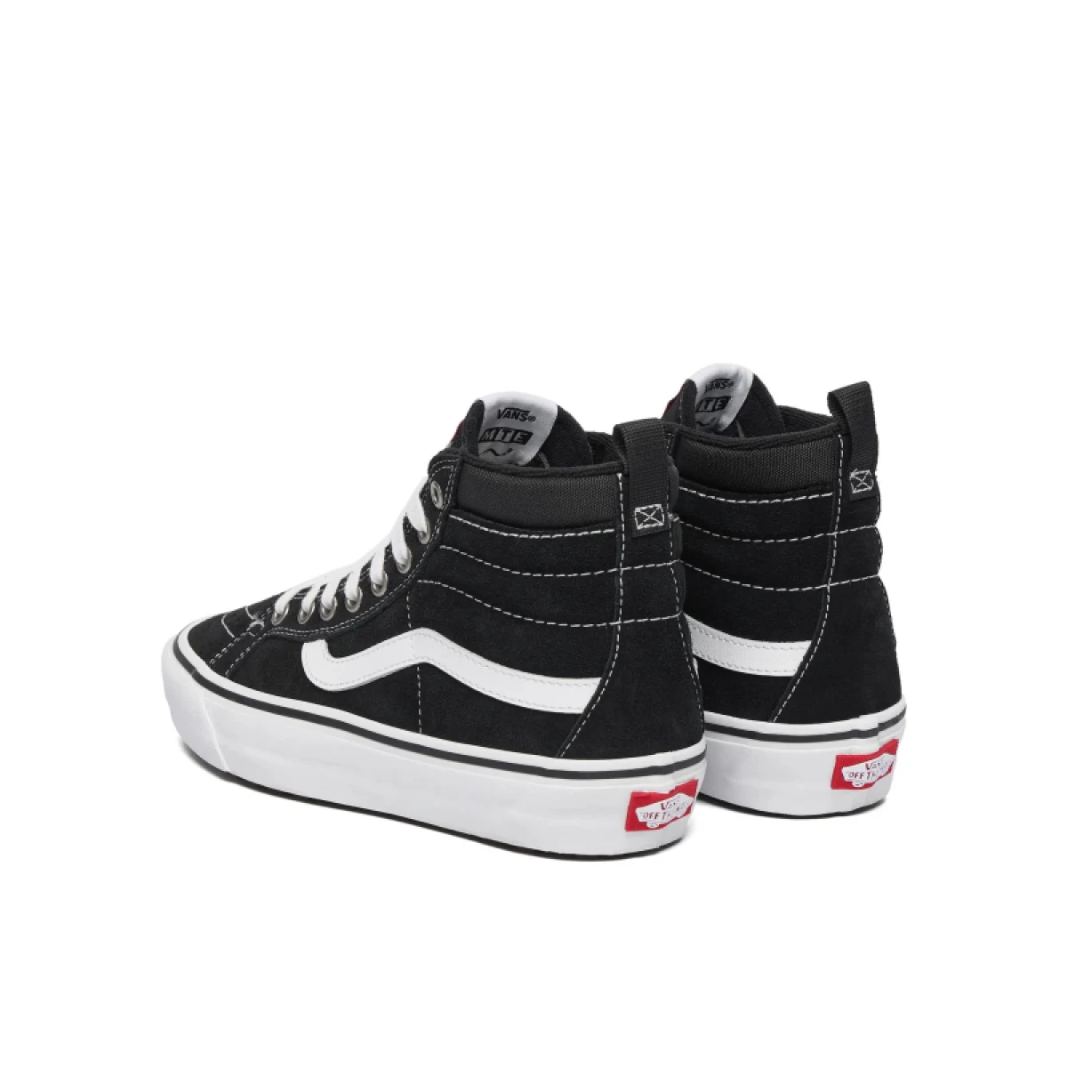 Pánske členkové zimné topánky VANS MTE SK8 HI Insulated M black white · záber 3