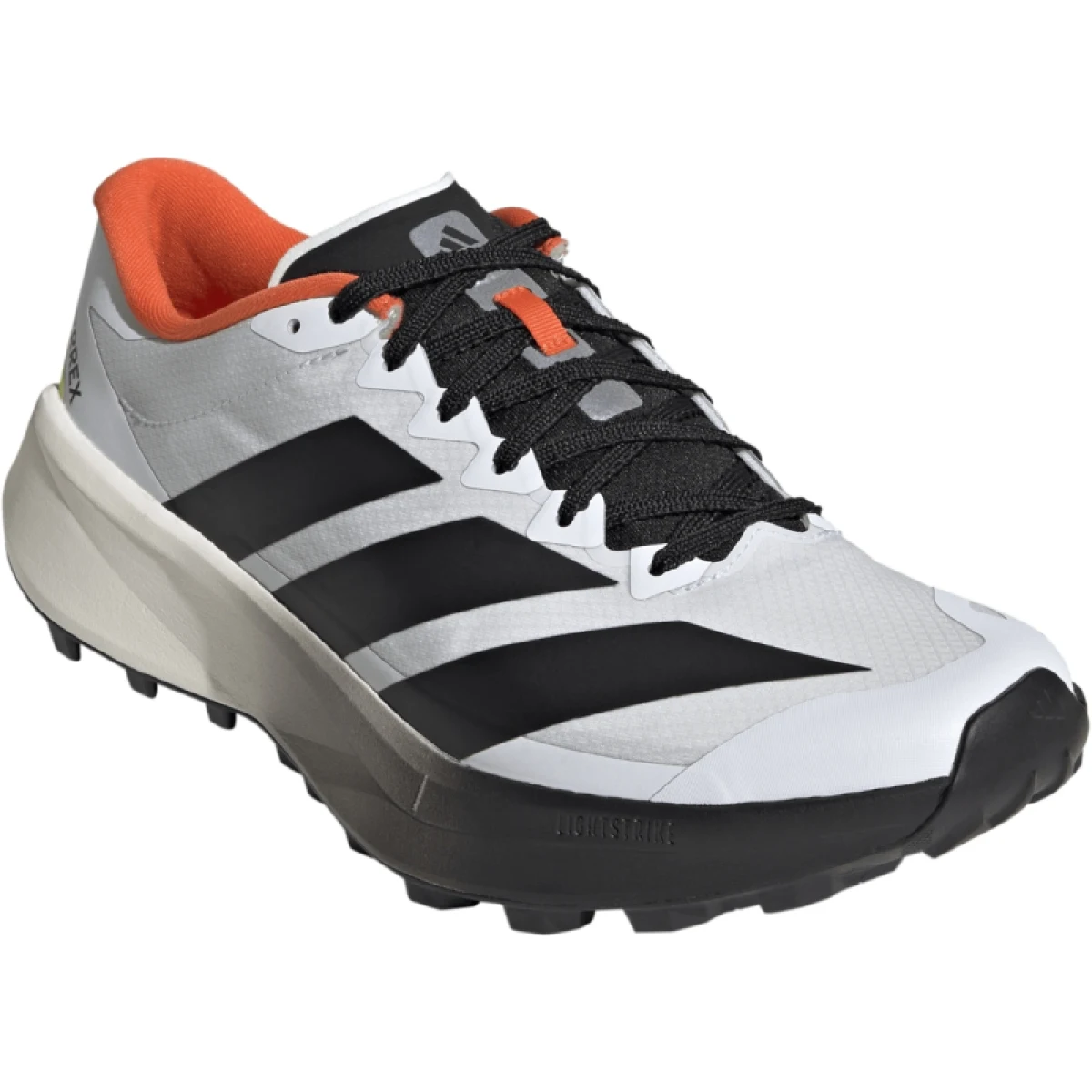Pánska bežecká trailová obuv ADIDAS Terrex Agravic 4 M cloud white core black semi impact orange · záber 3