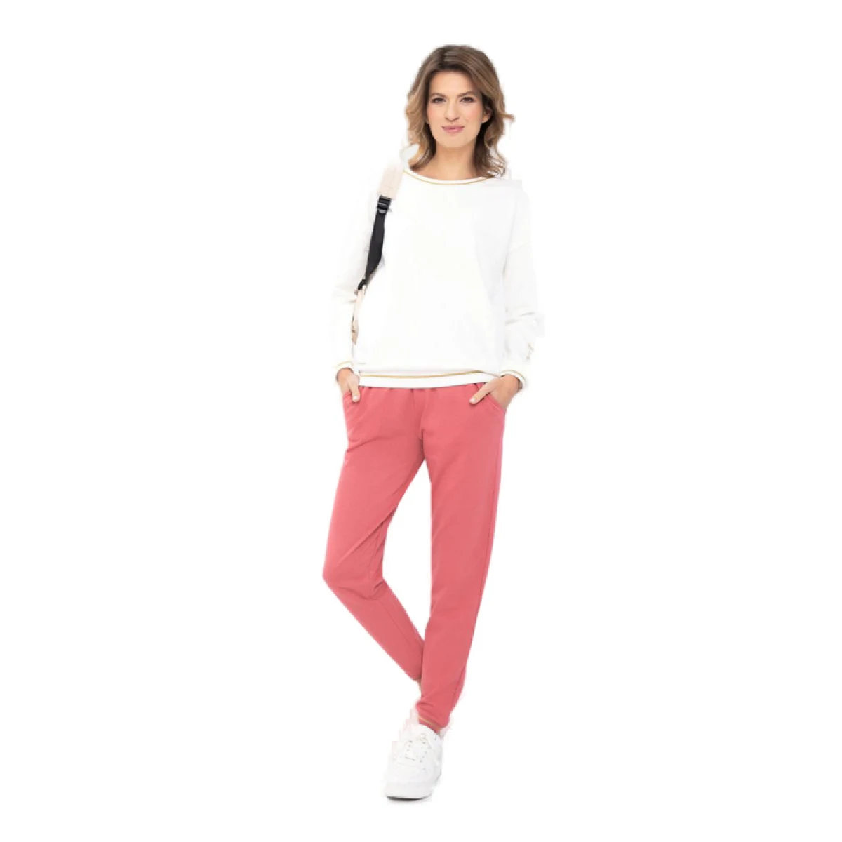 Dámske tepláky VOLCANO N-ISLA-421-PINK DIRTY · záber 4