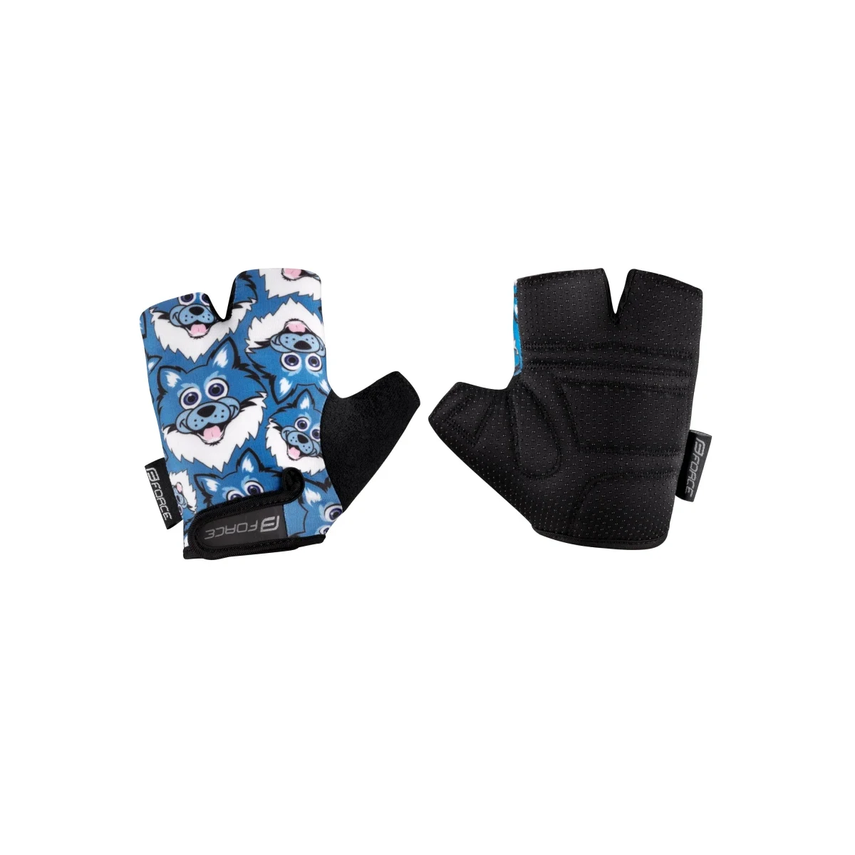 Force Rukavice WOLFIE KID modré - Velikost: XL | Barva: modrá · záber 1