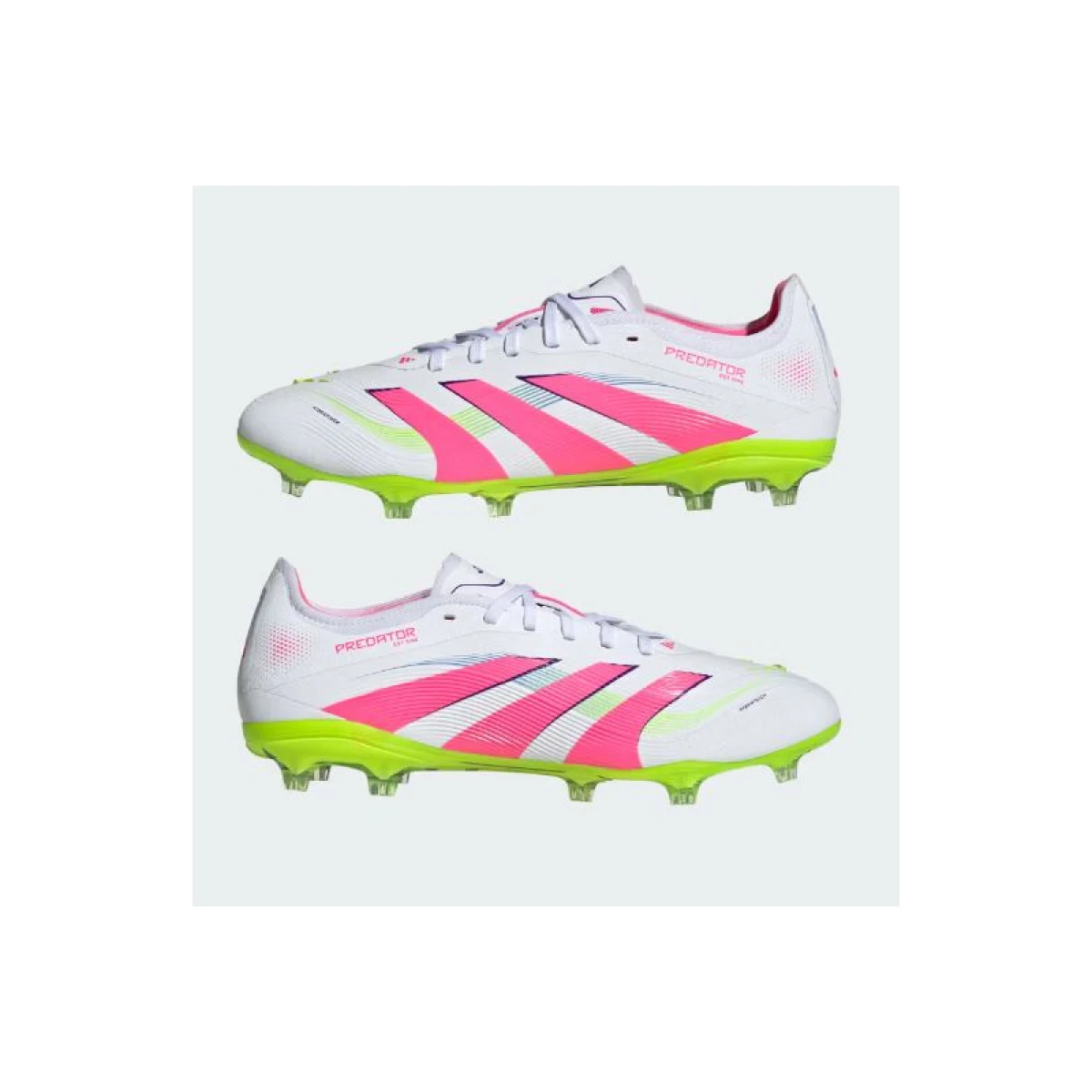 Pánské outdoorové fotbalové kopačky ADIDAS Predator Pro M FG cloud white lucid pink lucid lemon · záber 4