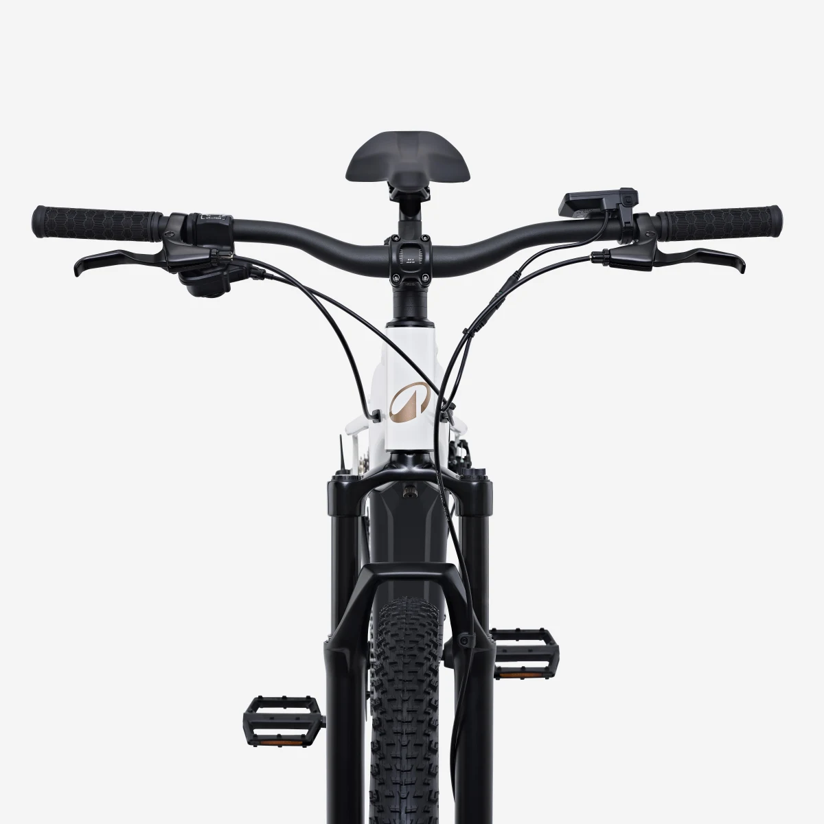 ROCKRIDER Horský elektrobicykel E-EXPL 100 29" hliníkový rám béžový L (175-184 cm) · záber 2