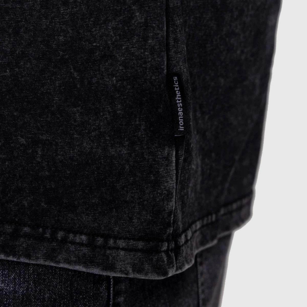 Pánske tričko Iron Aesthetics ASTHX, washed black · záber 10