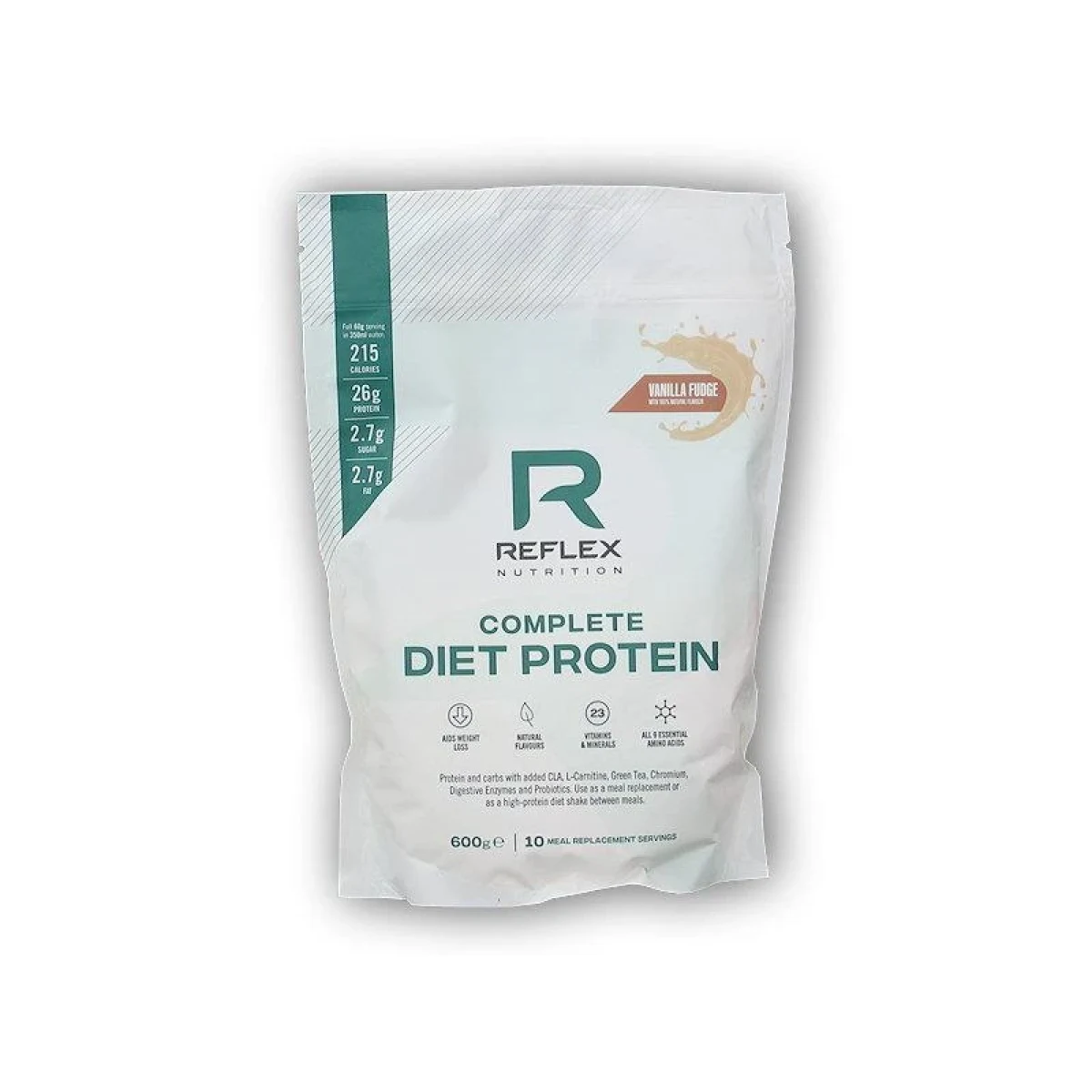 Reflex Nutrition Complete Diet Protein 600g - Příchuť: Vanilkový fondán · záber 1