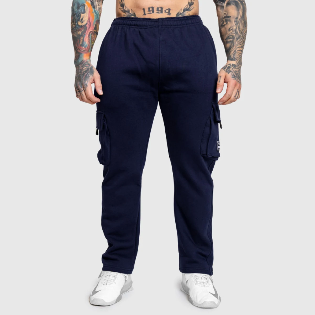 Pánske tepláky Iron Aesthetics Utility, navy · záber 2