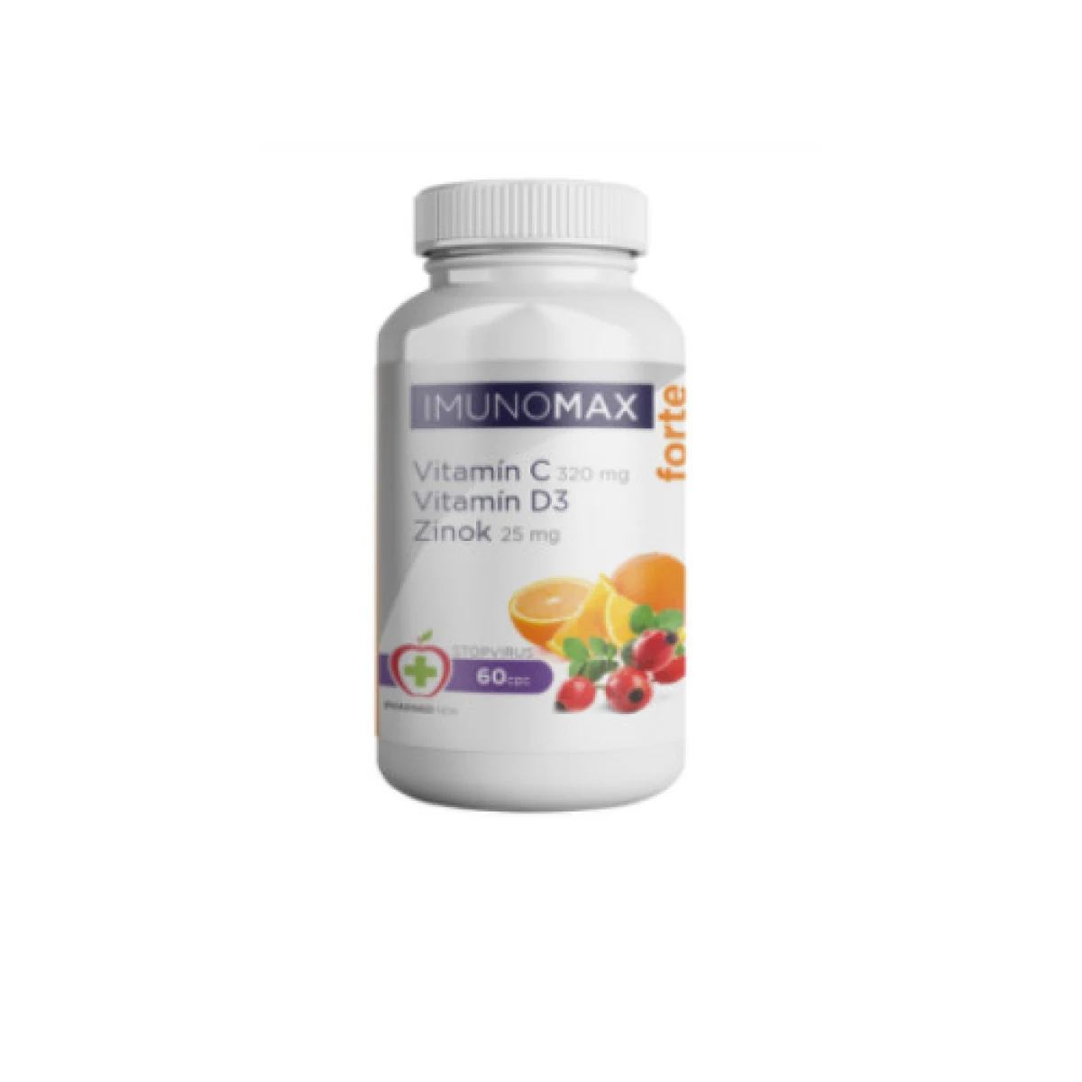 IMUNOMAX Forte Vitamín C+D+Zinok 60 kapsúl · záber 2