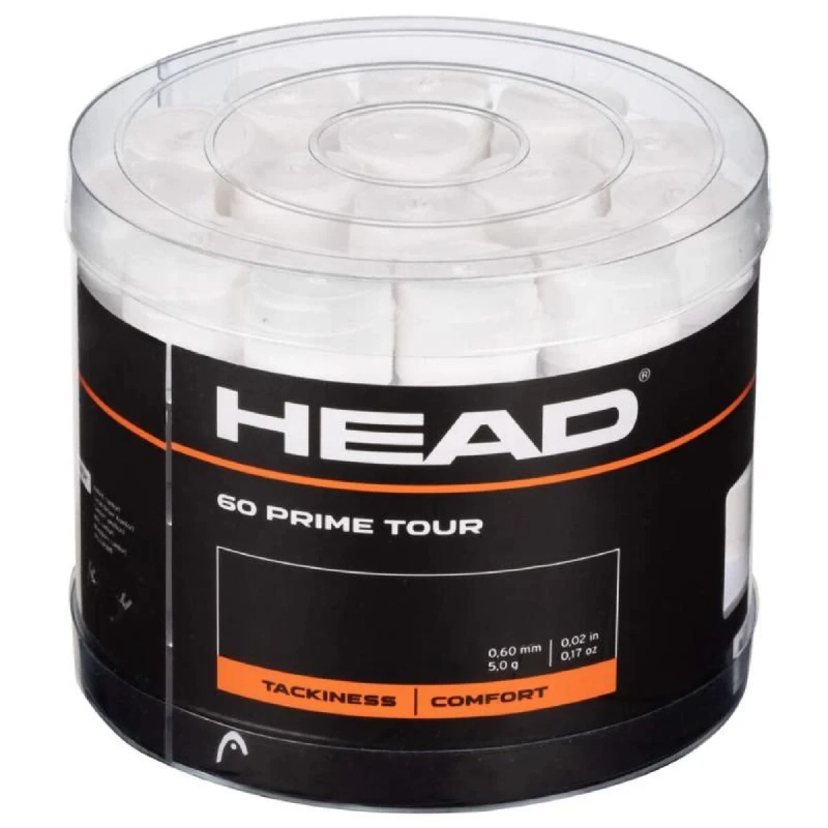 Head Prime Tour overgrip omotávka 0,6 mm bílá · záber 1