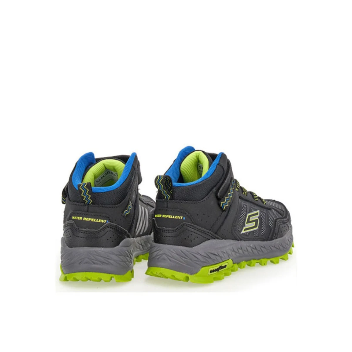 Chlapecká kotníková turistická obuv SKECHERS Fuse Tread Trekor black lime · záber 5