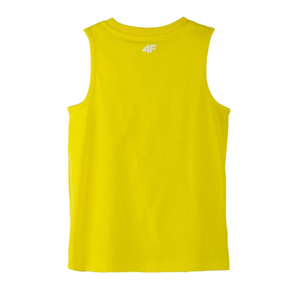 Dívčí tílko 4F JUNIOR GIRLS-t-shirt-HJL21-JTSD013B-71S-Yellow · záber 4