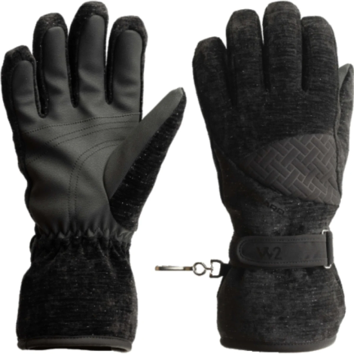 Dámské lyžařské rukavice BLIZZARD W2W Swift ski gloves, black silver · záber 1