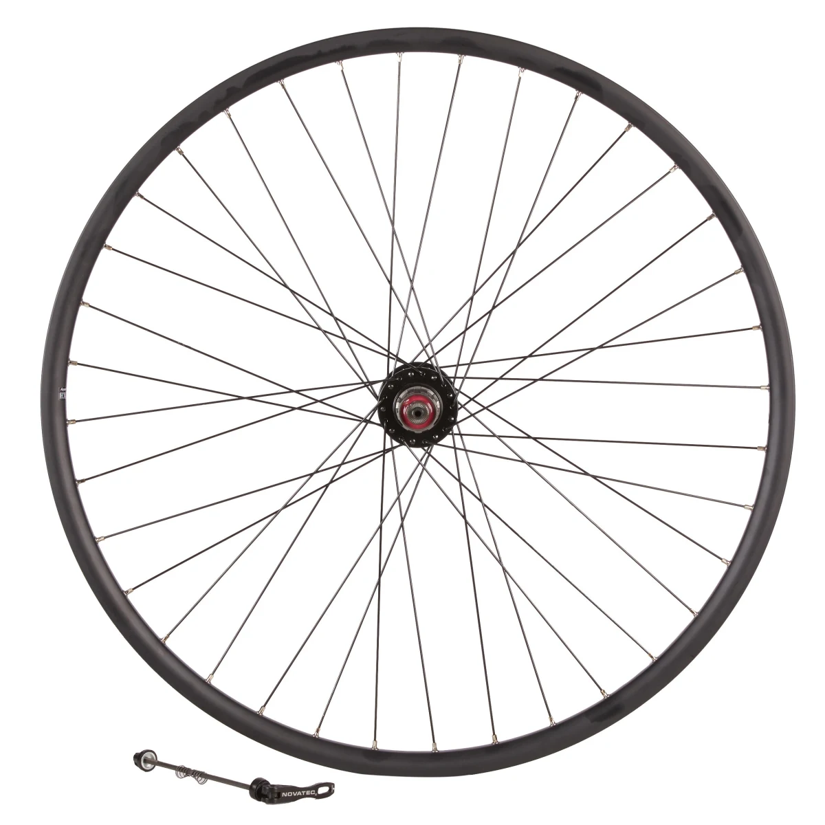 RIVERSIDE Zadné koleso na 28" trekingový bicykel 2-stenný ráfik spevnené QR čierne bez · záber 1