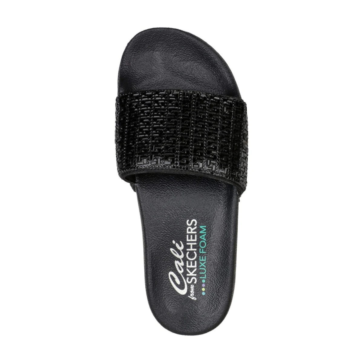 Dámské pantofle (plážová obuv) SKECHERS Pops Up New Spark W black · záber 4