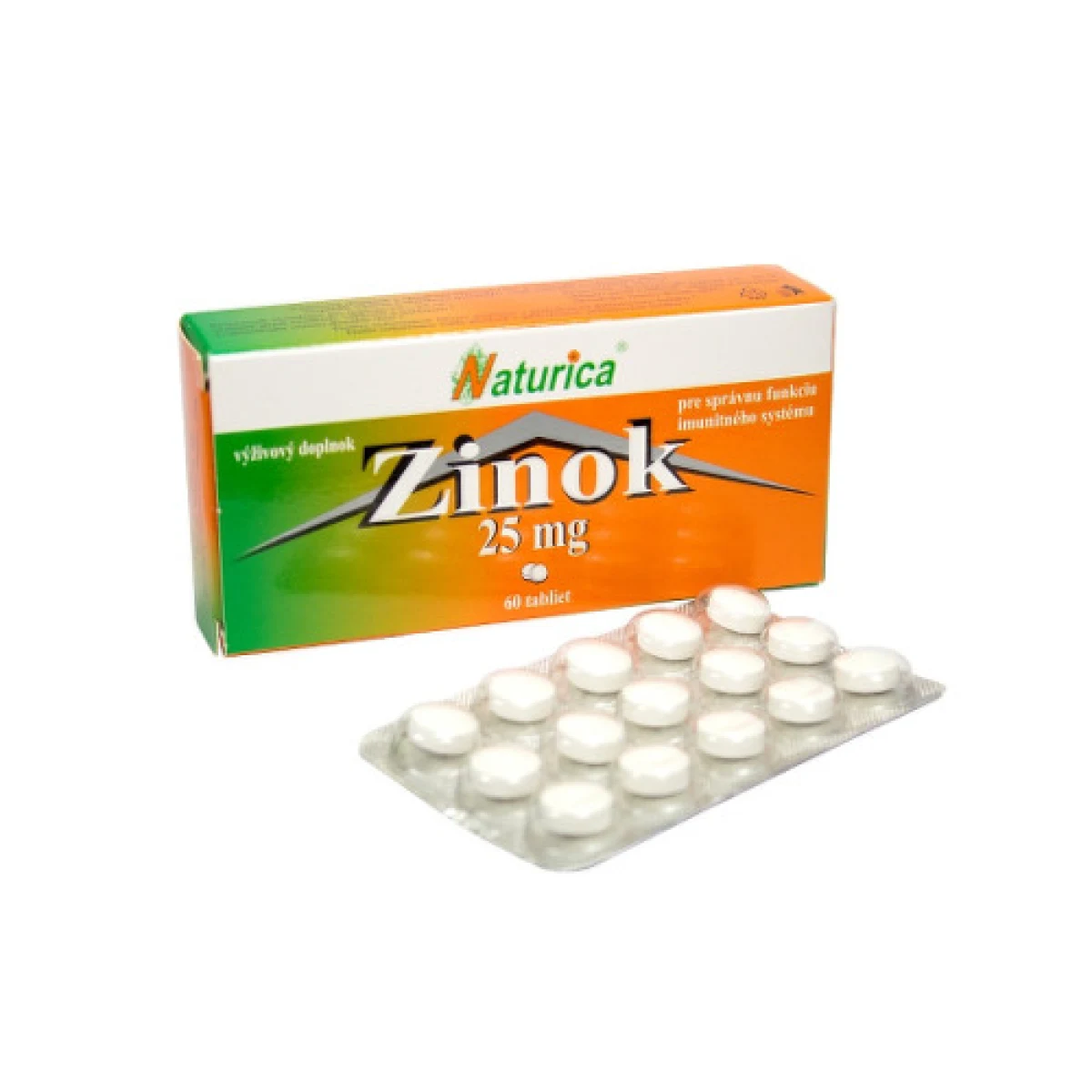 Naturica ZINOK 25 mg 60 tbl · záber 1