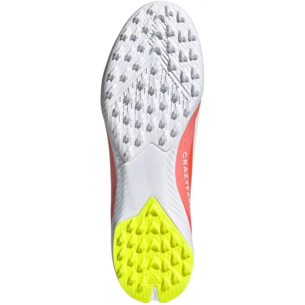 Pánské fotbalové kopačky turfy ADIDAS X Crazyfast League LL M TF solar red white solar yellow · záber 5