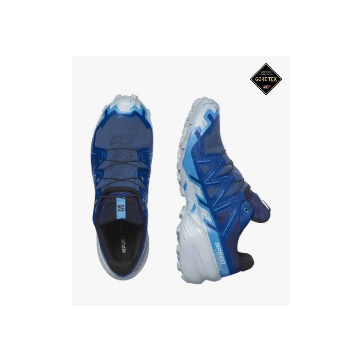 Pánská běžecká trailová obuv SALOMON Speedcross 6 GTX blue print ibiza blue quarry · záber 4