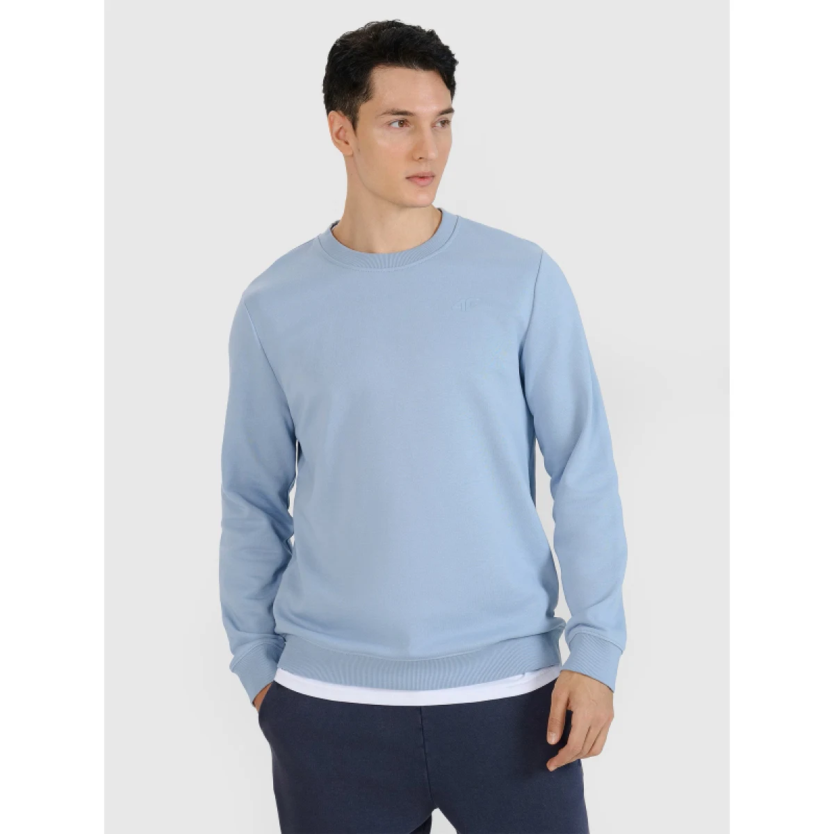 Pánská mikina 4F SWEATSHIRT M1622-34S-LIGHT BLUE · záber 2