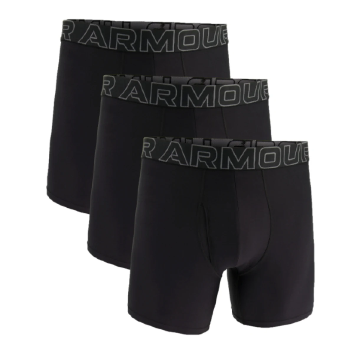 Pánské boxerky UNDER ARMOUR 3 PACK-UA PERFORMANCE TECH- SOLID 6in-BLK · záber 1