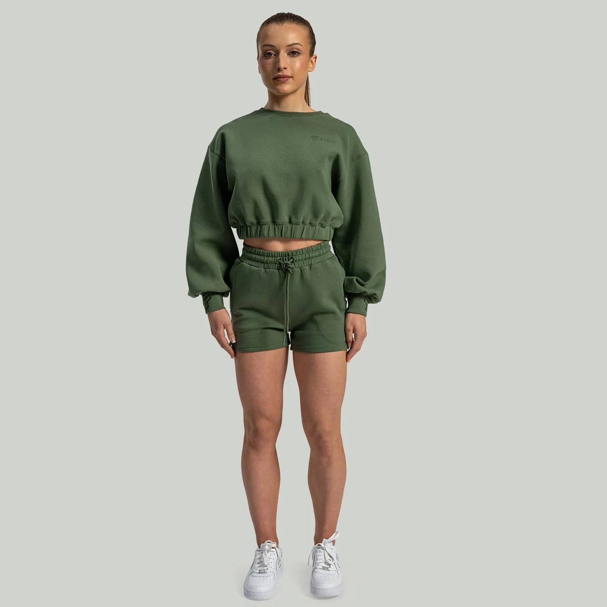 STRIX Dámské šortky Lunar Cedar Green - Velikost: XXL | Barva: Zelená | Hmotnost: 0,345 kg · záber 5