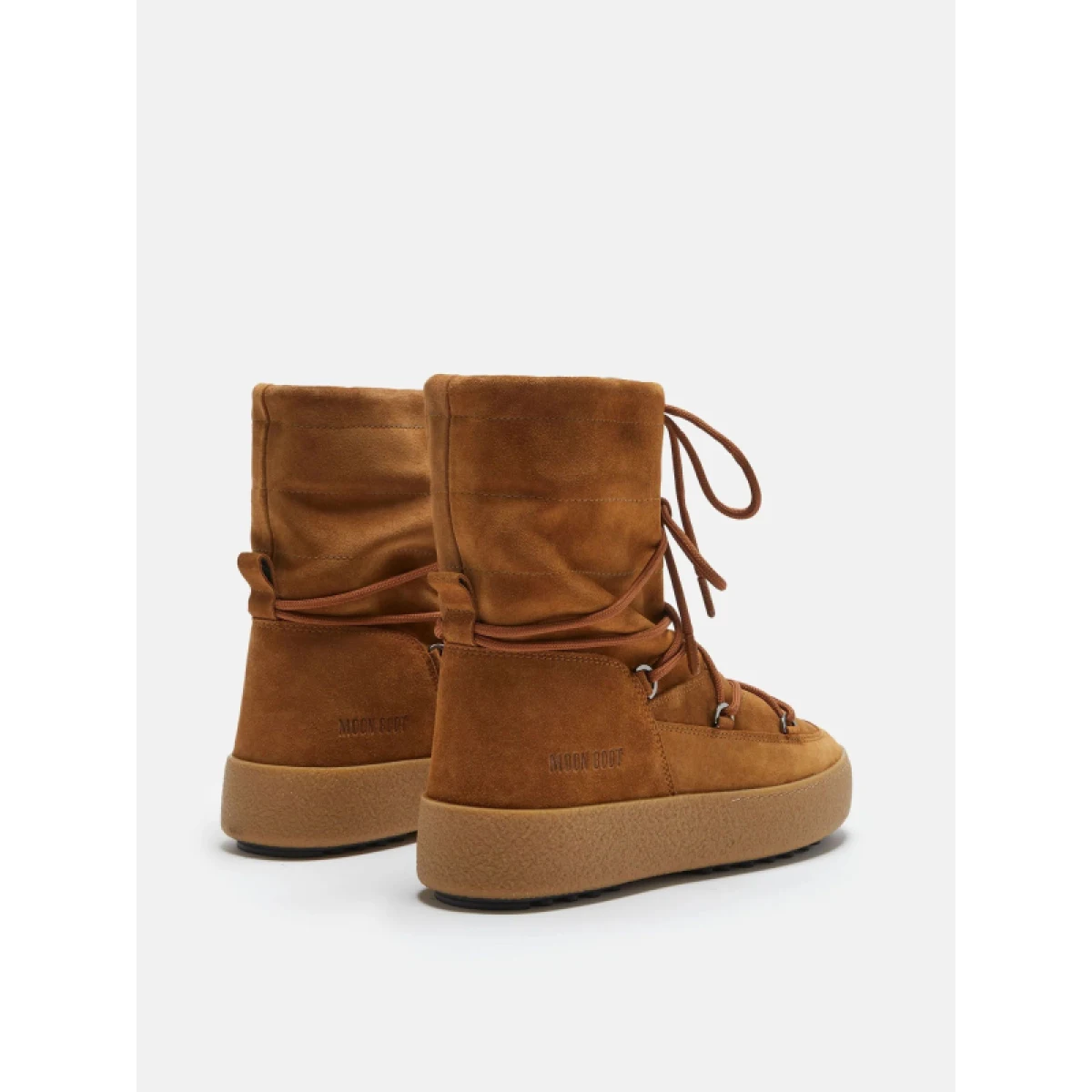 Dívčí kotníkové zimní boty MOON BOOT JTRACK SUEDE, 001 cognac · záber 4