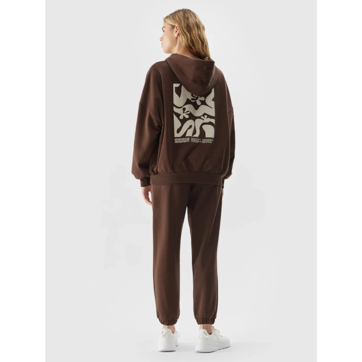 Dámské tepláky 4F TROUSERS-AW23TTROF455-81S-BROWN · záber 5