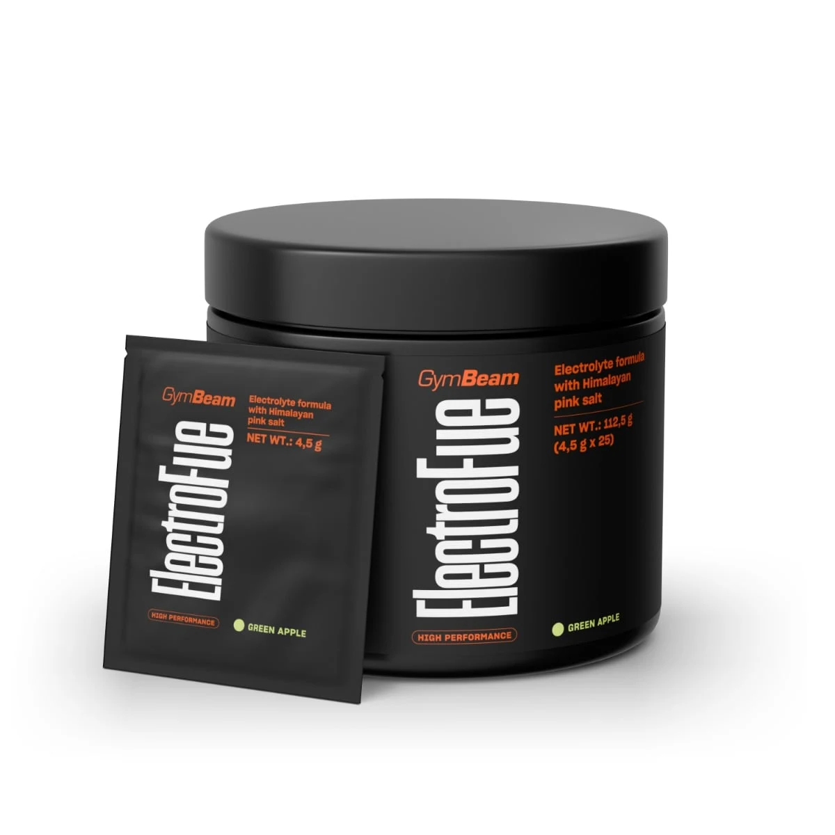 GymBeam ElectroFue Packs - Příchuť: Zelené jablko | Hmotnost: 0,1125 kg | Balení: 6 · záber 2