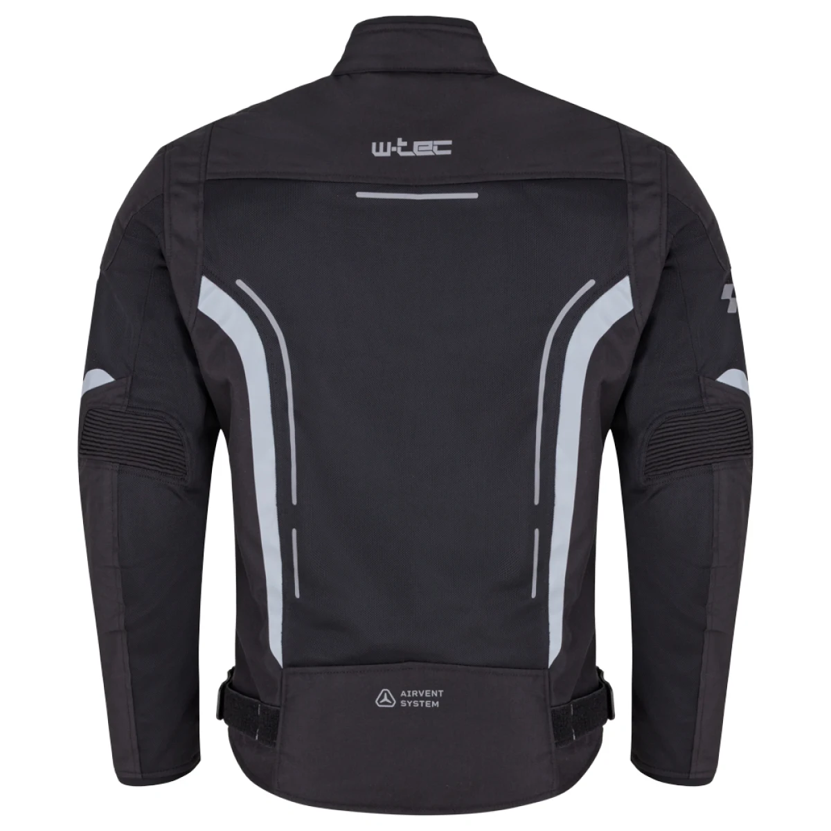 Letná pánska moto bunda W-TEC Mirelio Farba šedo-modro-červená, · záber 5