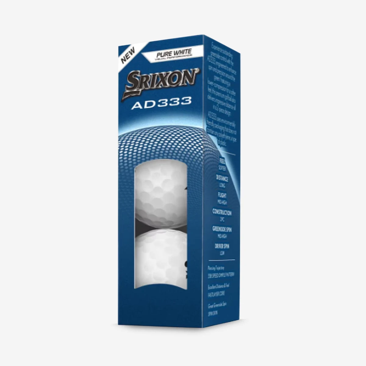 SRIXON SRIXON AD333 golfové loptičky 12 ks biele bez · záber 2