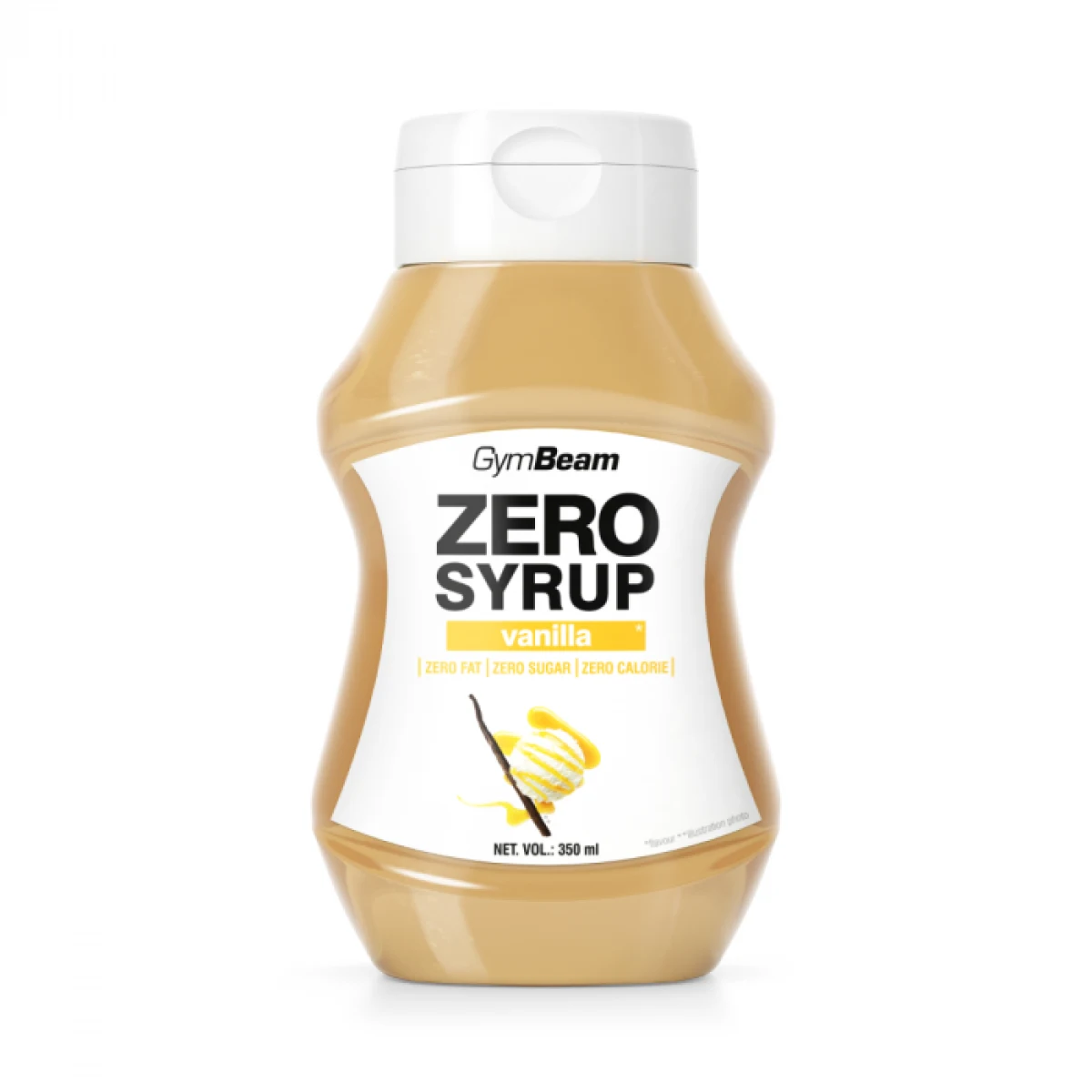 GymBeam ZERO SIRUP čokoláda · záber 3