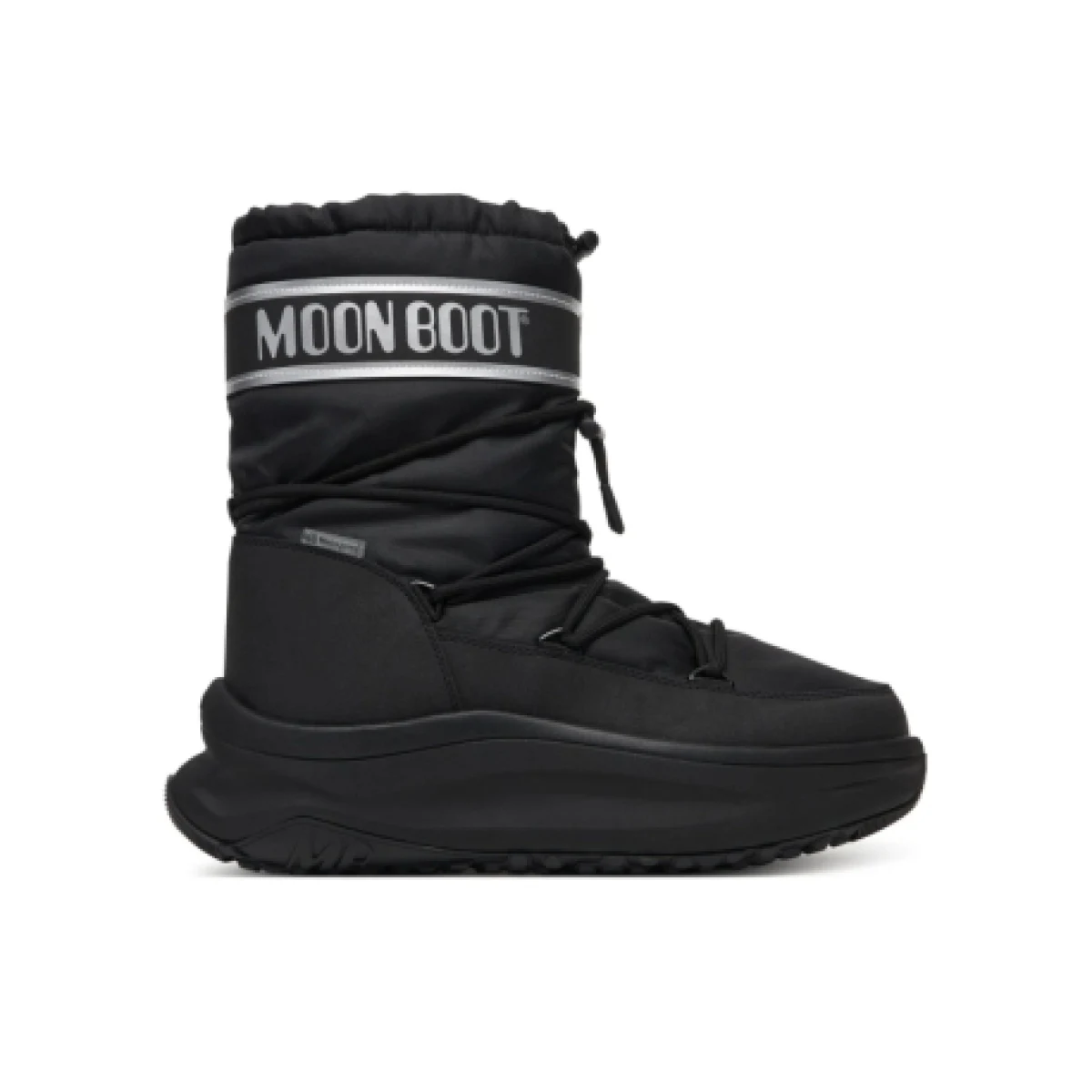 Pánské kotníkové zimní boty MOON BOOT MB MOON247 POLAR WP-NH36 BLACK SILVER · záber 1